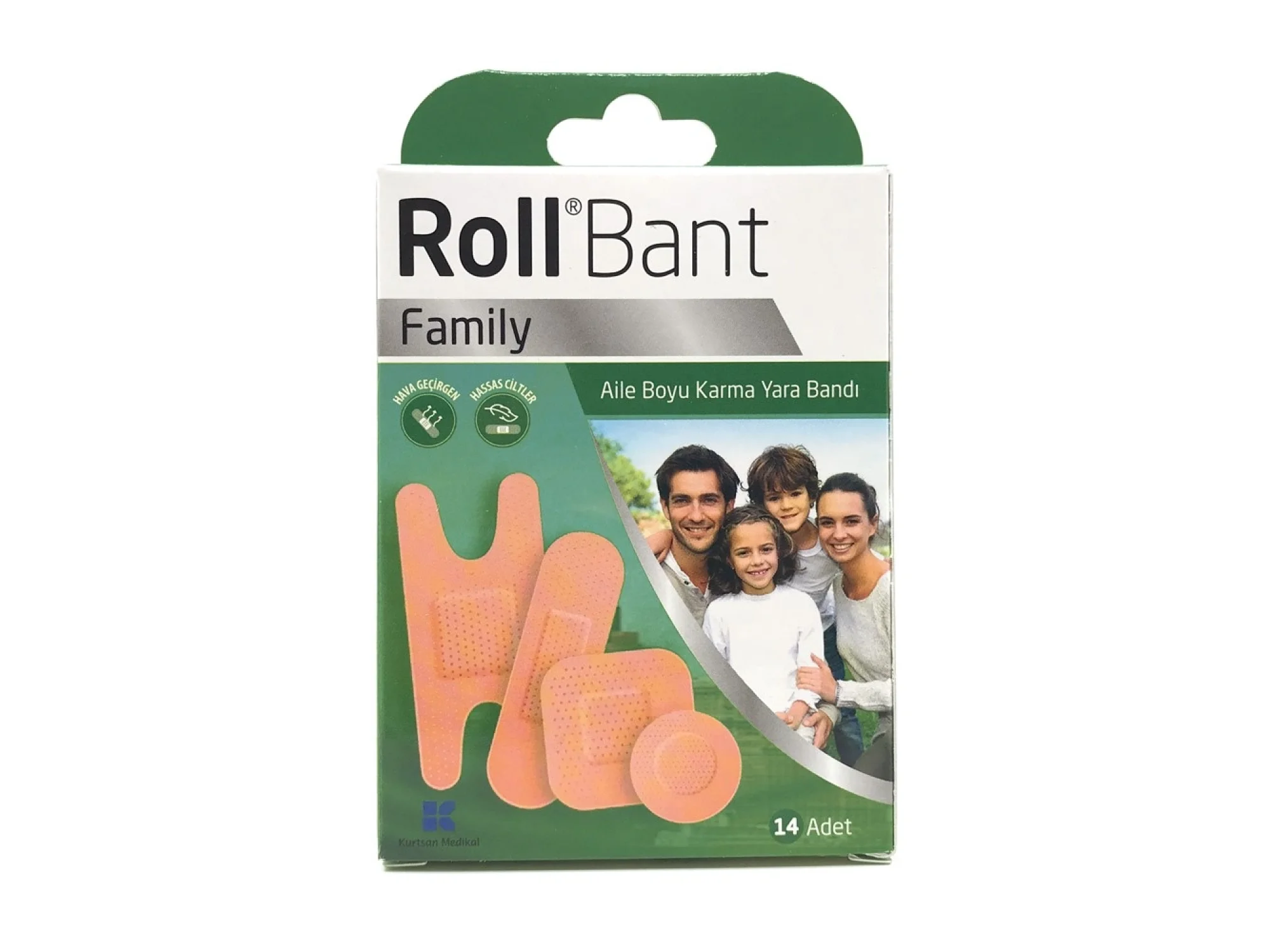 Roll Bant Family Yara Bandı 14lü