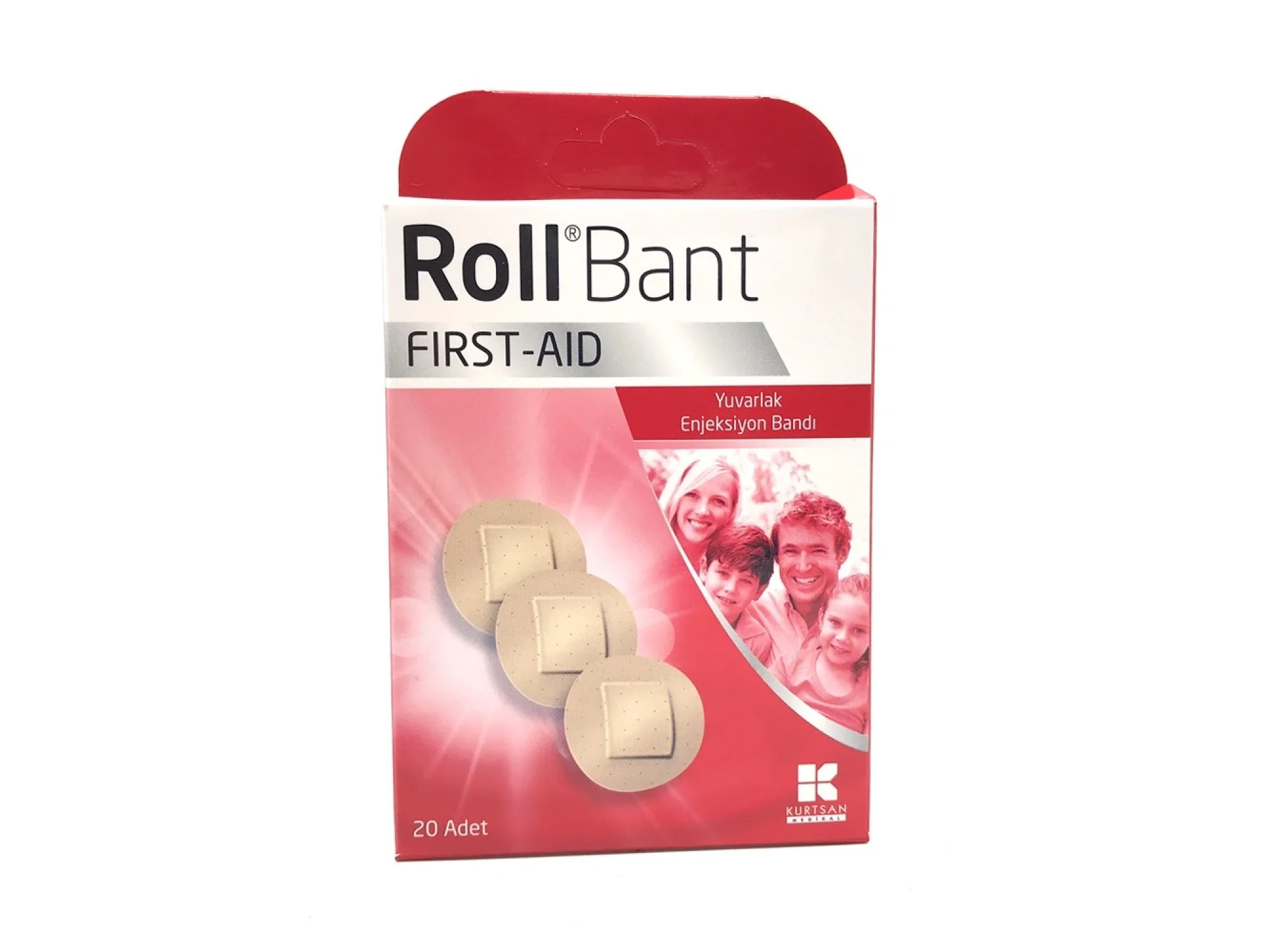 Roll Bant First Aid Enjeksiyon Bandı 20li