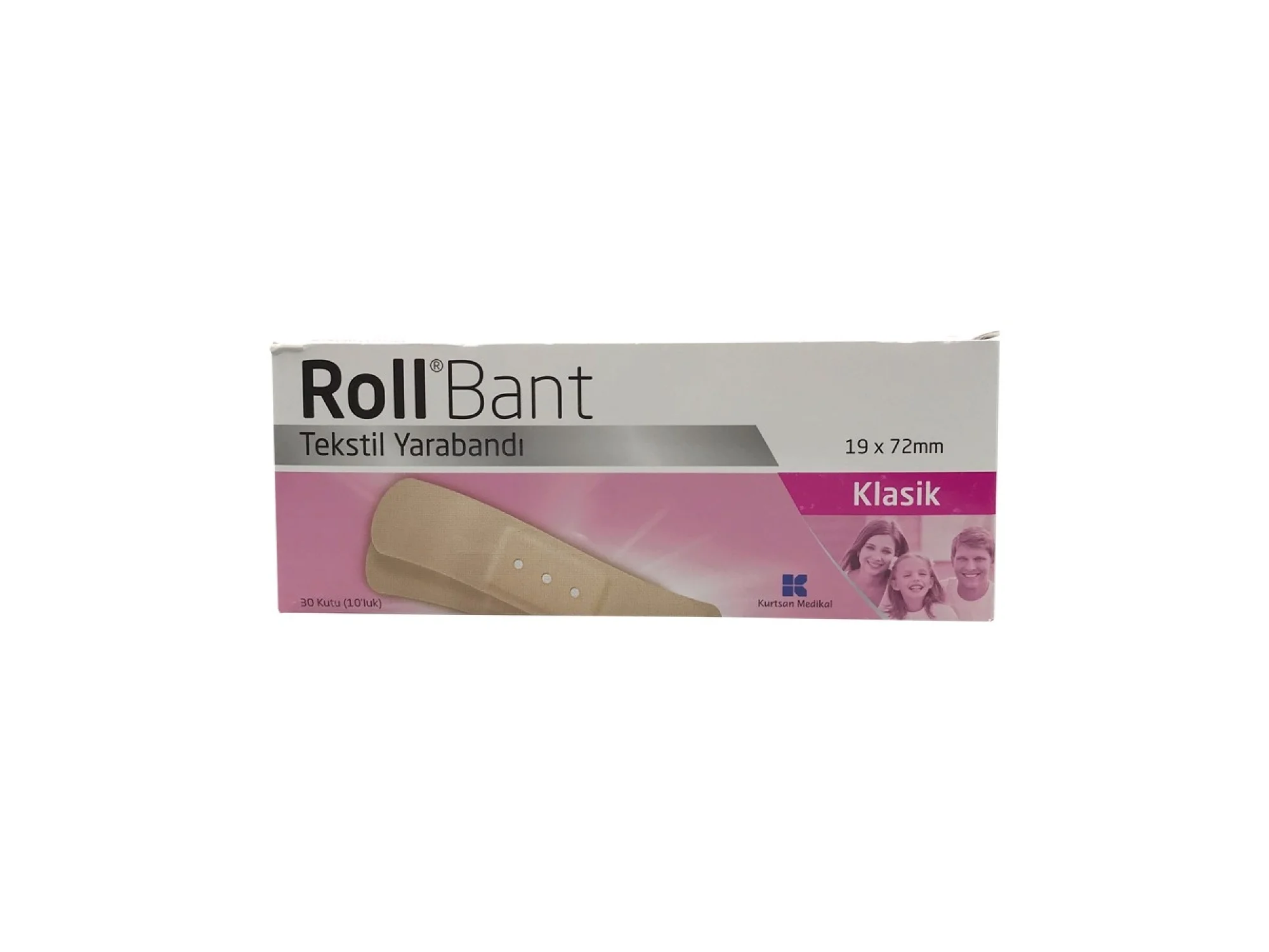 Roll Bant Tekstil Yarabandı 30 Kutu 10luk