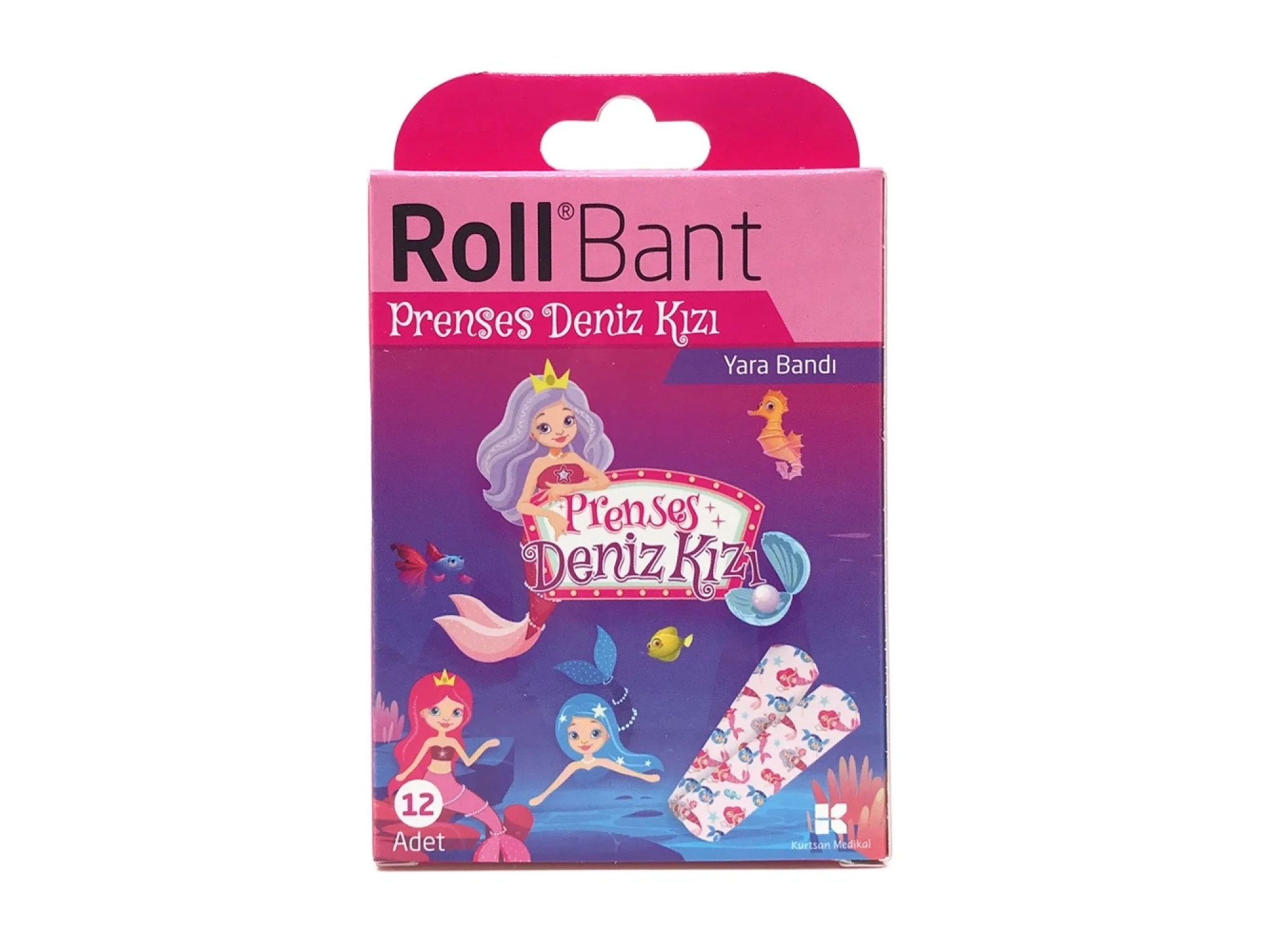 Roll Bant Yara Bandı Prenses Deniz Kızı 12li