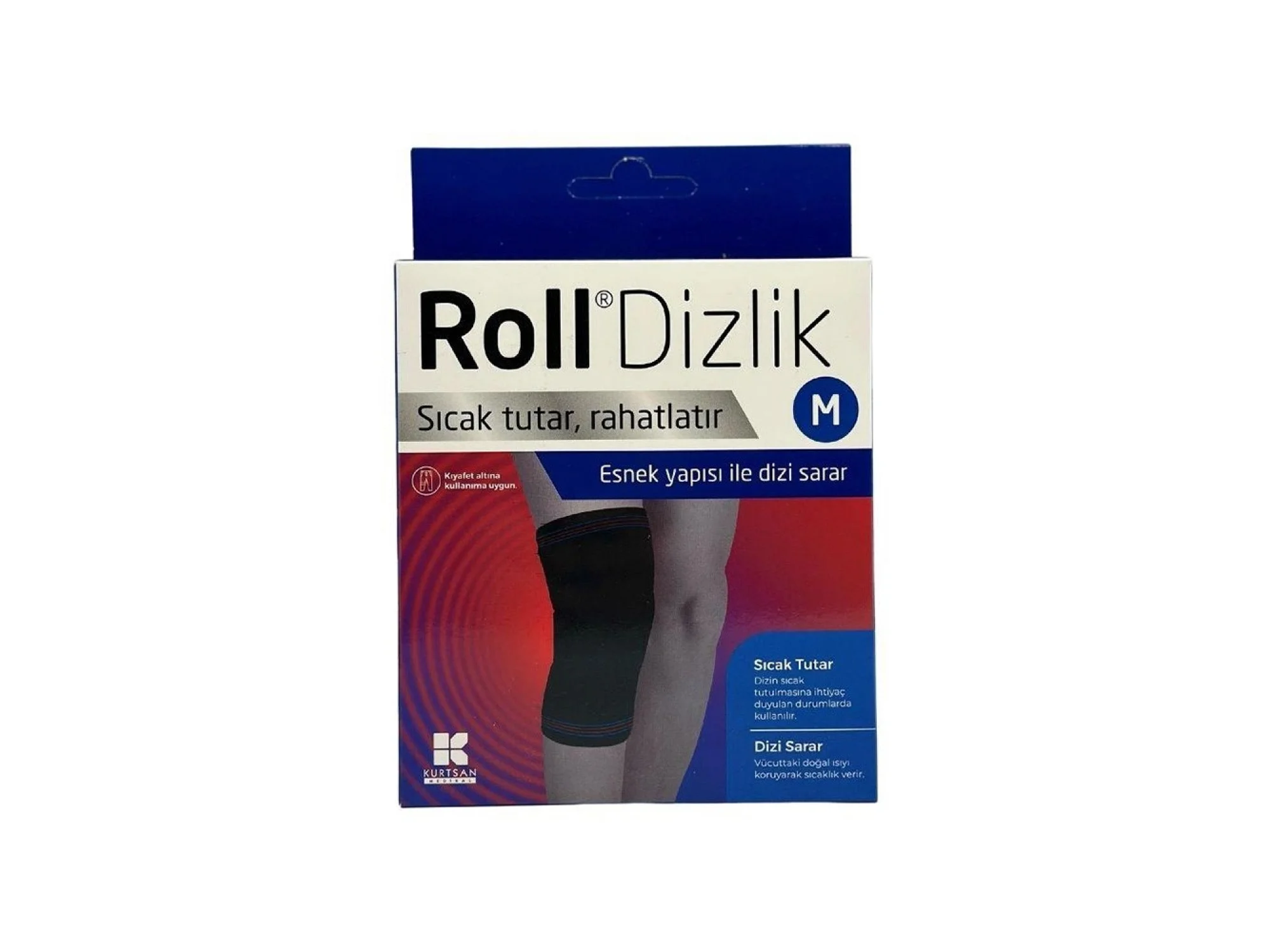 Roll Dizlik Medium - Siyah