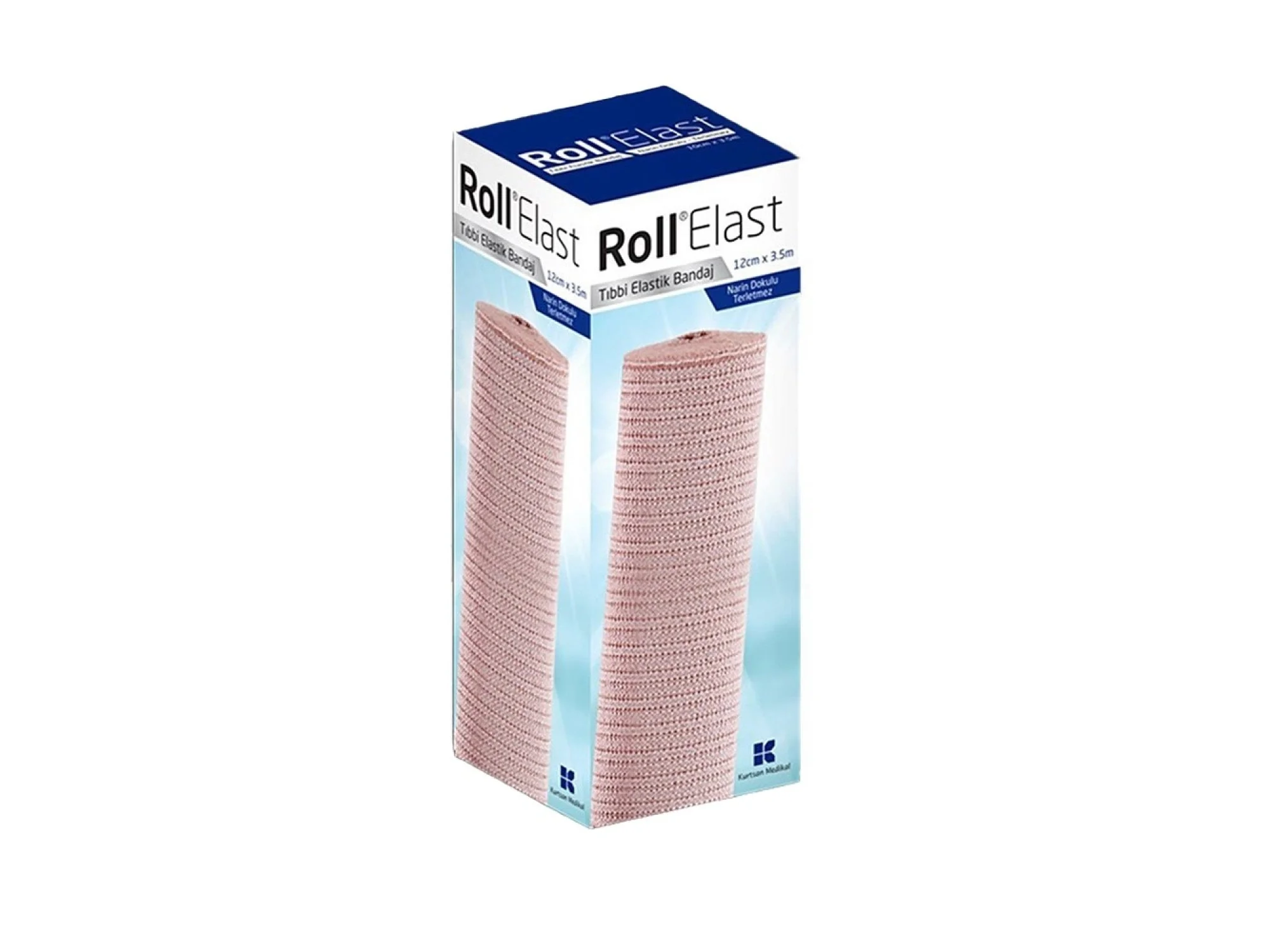 Roll Elast Bandaj Ten Rengi 12cm x 3,5m