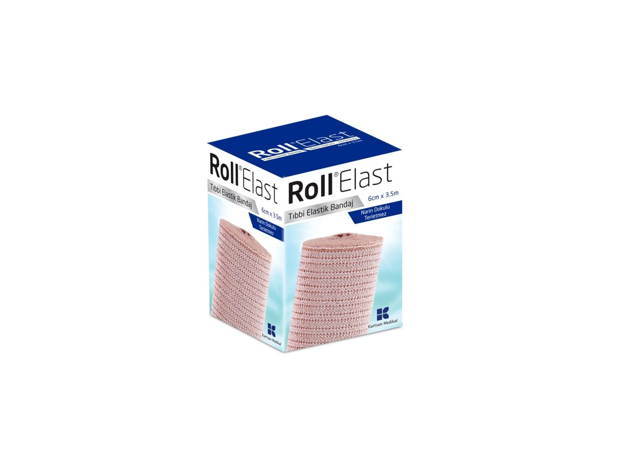 Roll Elast Bandaj Ten Rengi 6cm x 3,5m