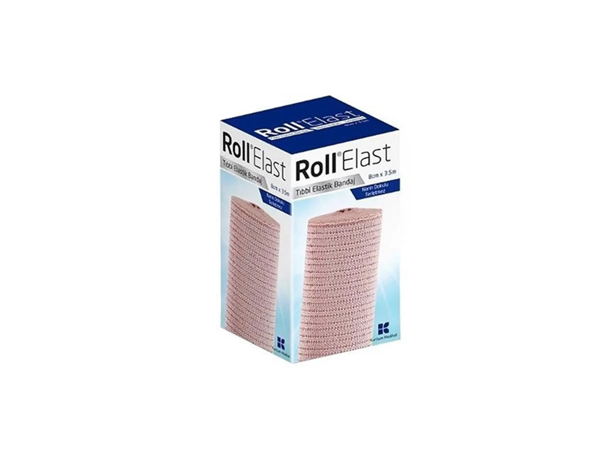 Roll Elast Bandaj Ten Rengi 8cm x 3,5m