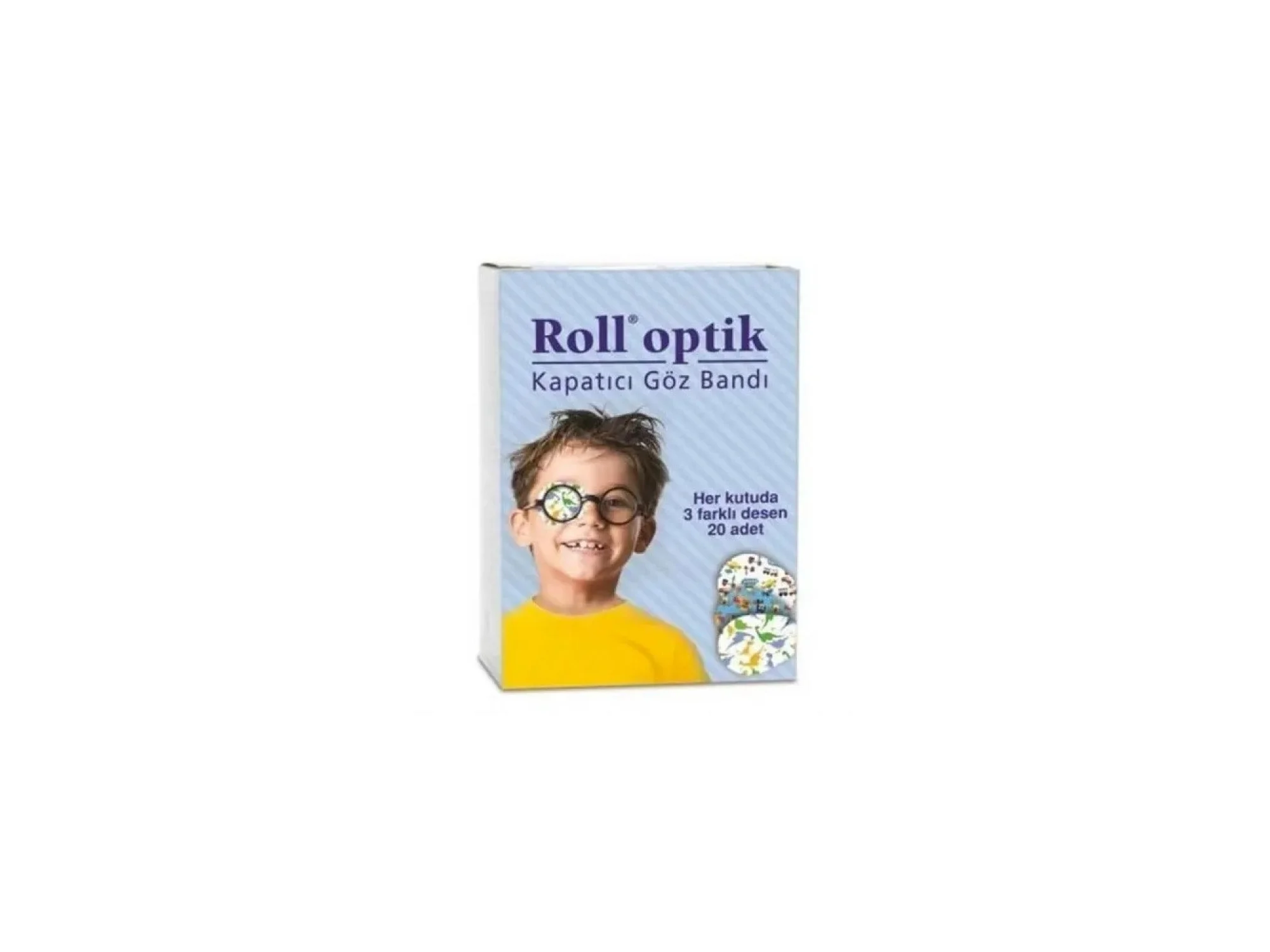Roll Optik Göz Bandı Erkek 20li