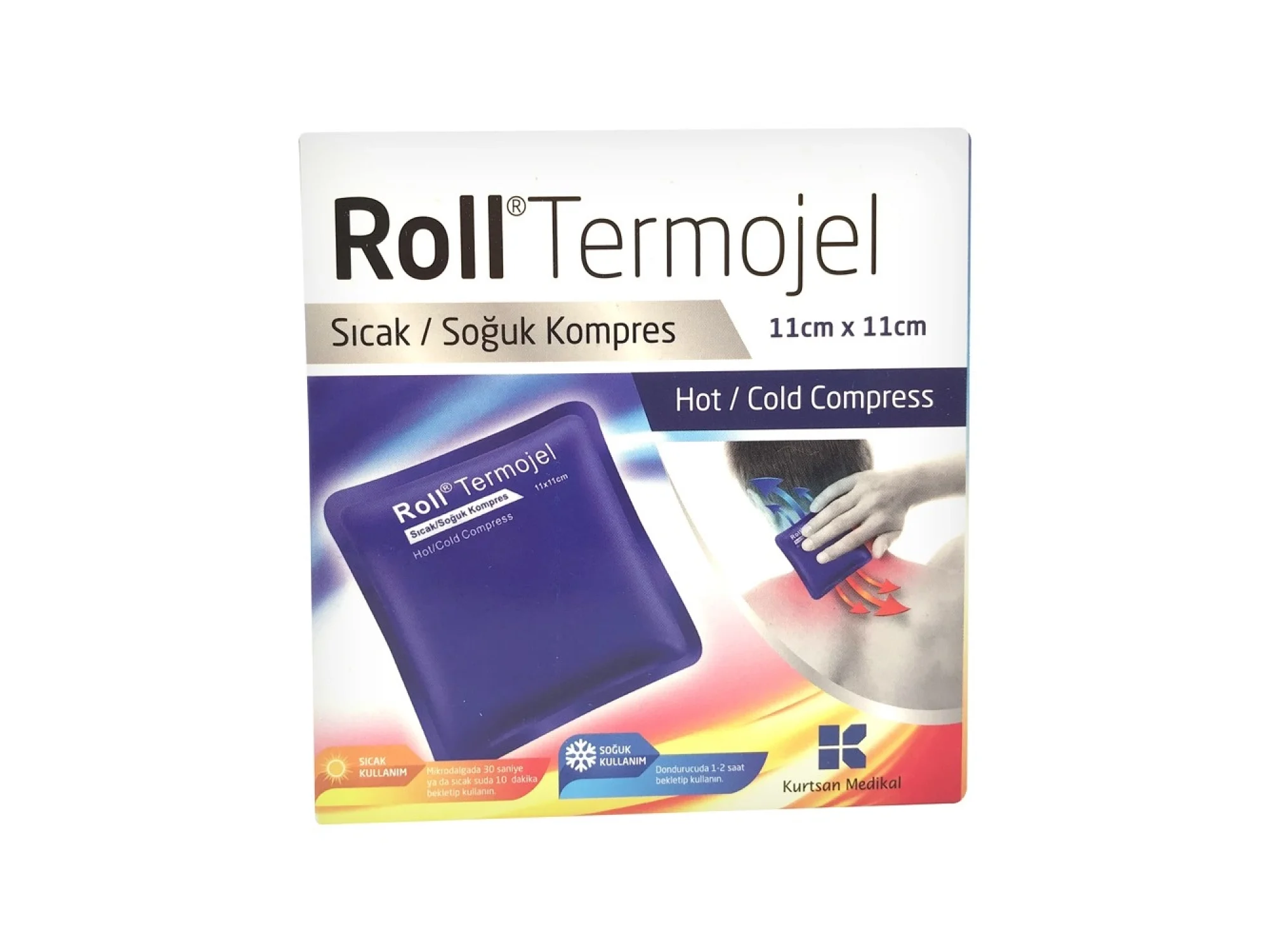 Roll Termojel Sıcak/Soğuk Kompres 11 cm x 11 cm