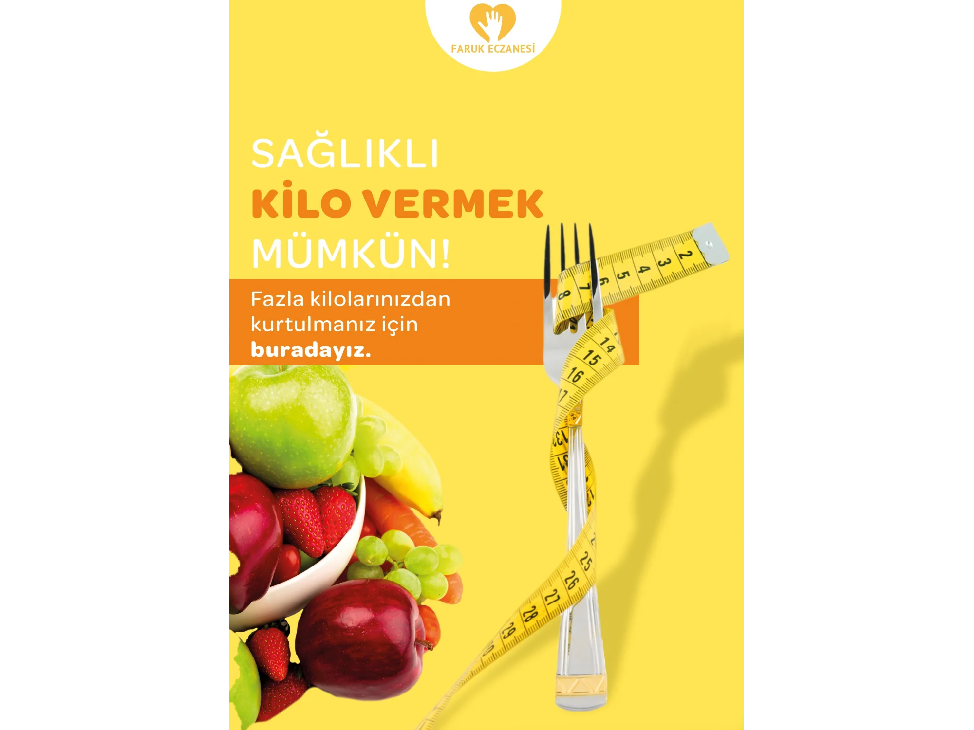 Sağlıklı Diyet Afiş & Poster No:3