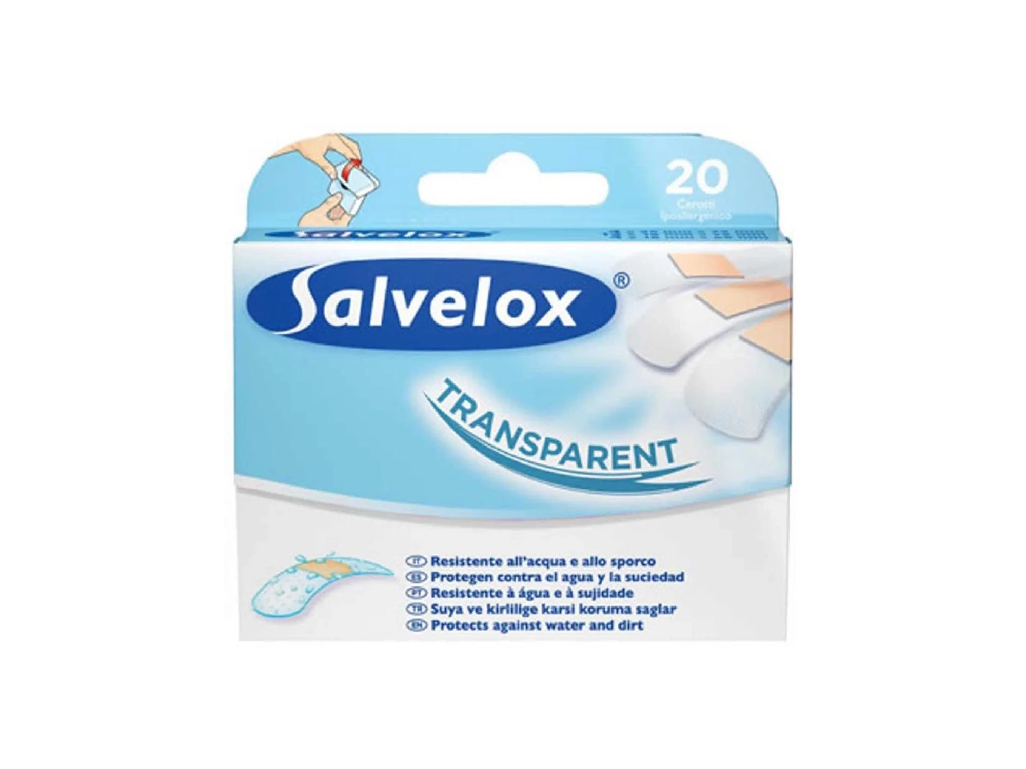 Salvelox Yara Bandı şeffaf 20li