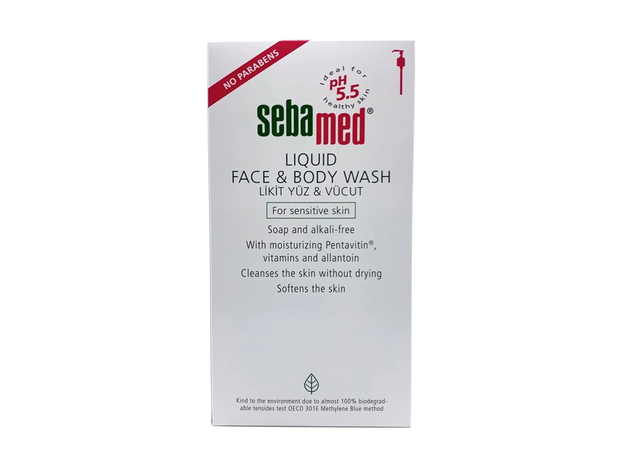 Sebamed Likit Yüz  Vücut Temizleyici 1000 ml - Hassas Ciltler Için