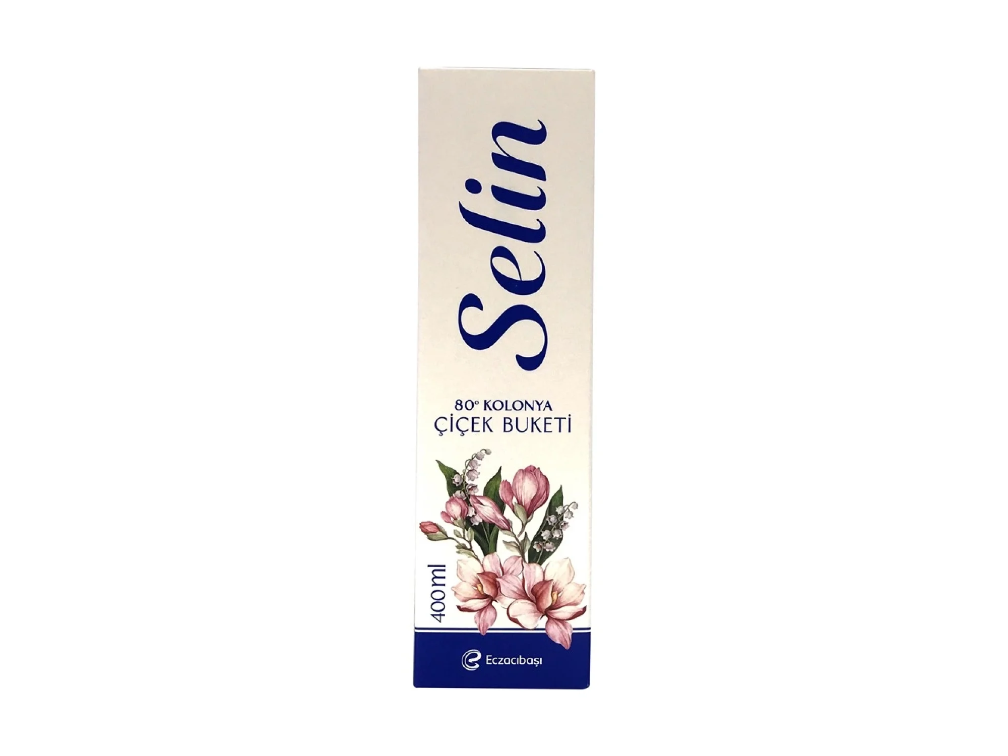 Selin PVC Şişe Kolonya Çiçek Buketi 400 ml