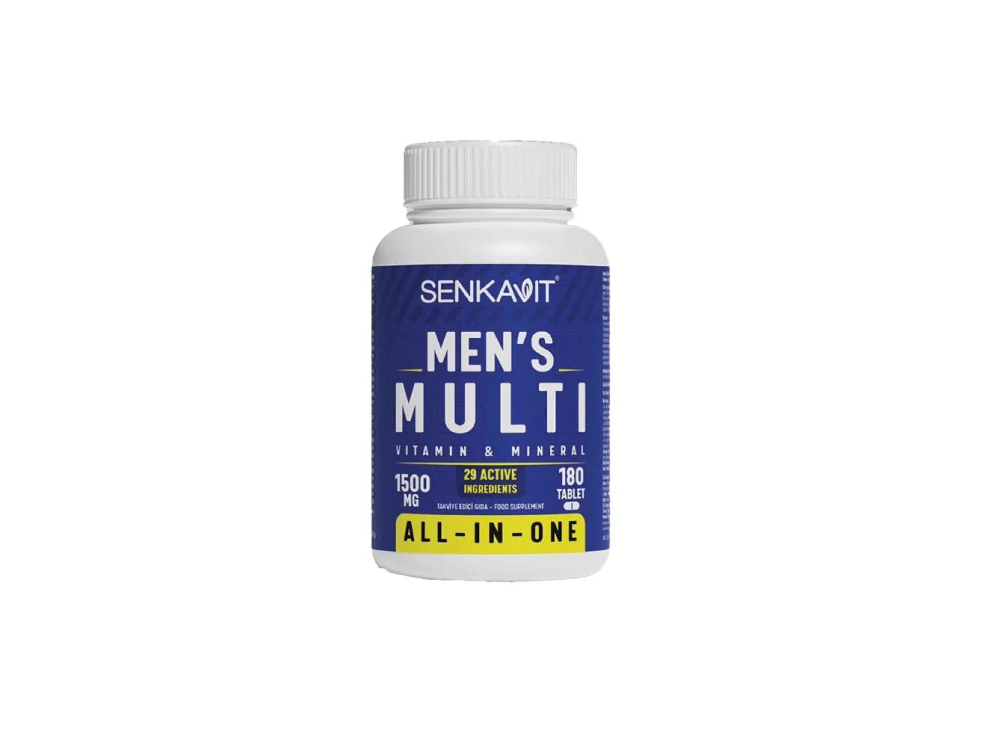 Senkavit Mens Multivitamin ve Multimineral Complex 180 Tablet