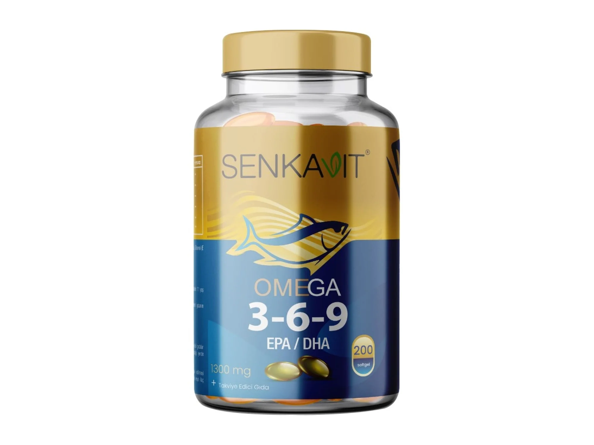 Senkavit Omega 3-6-9 1300 mg 200 Softjel