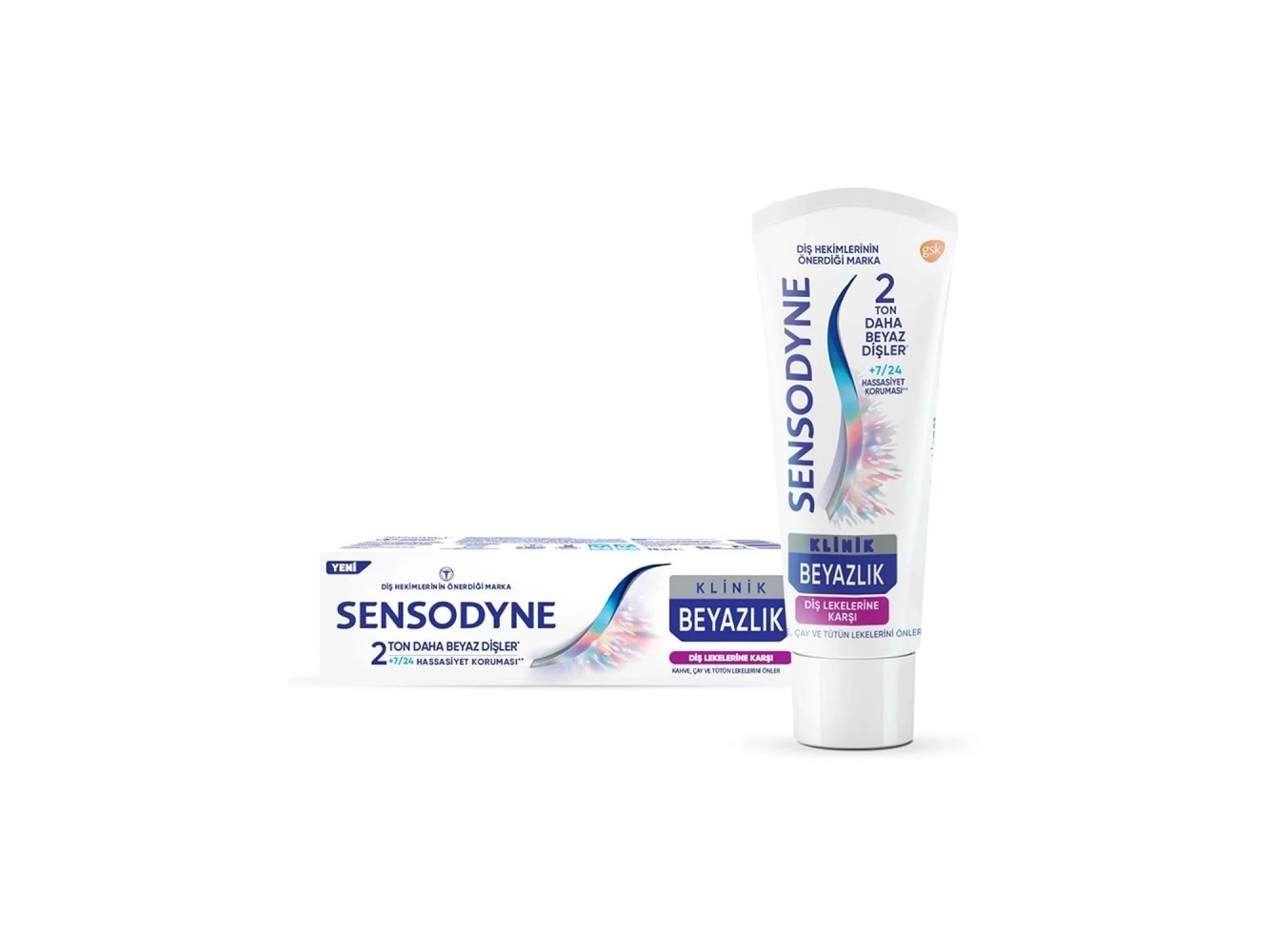 Sensodyne Klinik Beyazlık Diş Lekelerine Karşı Diş Macunu 75 ml