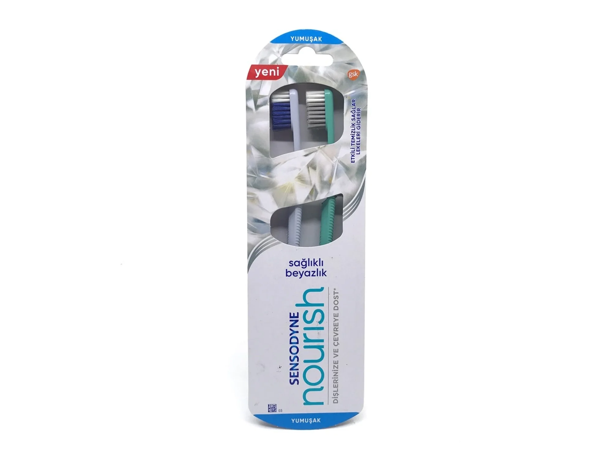 Sensodyne Nourish Sağlıklı Beyazlık Yumuşak Fırça 2li