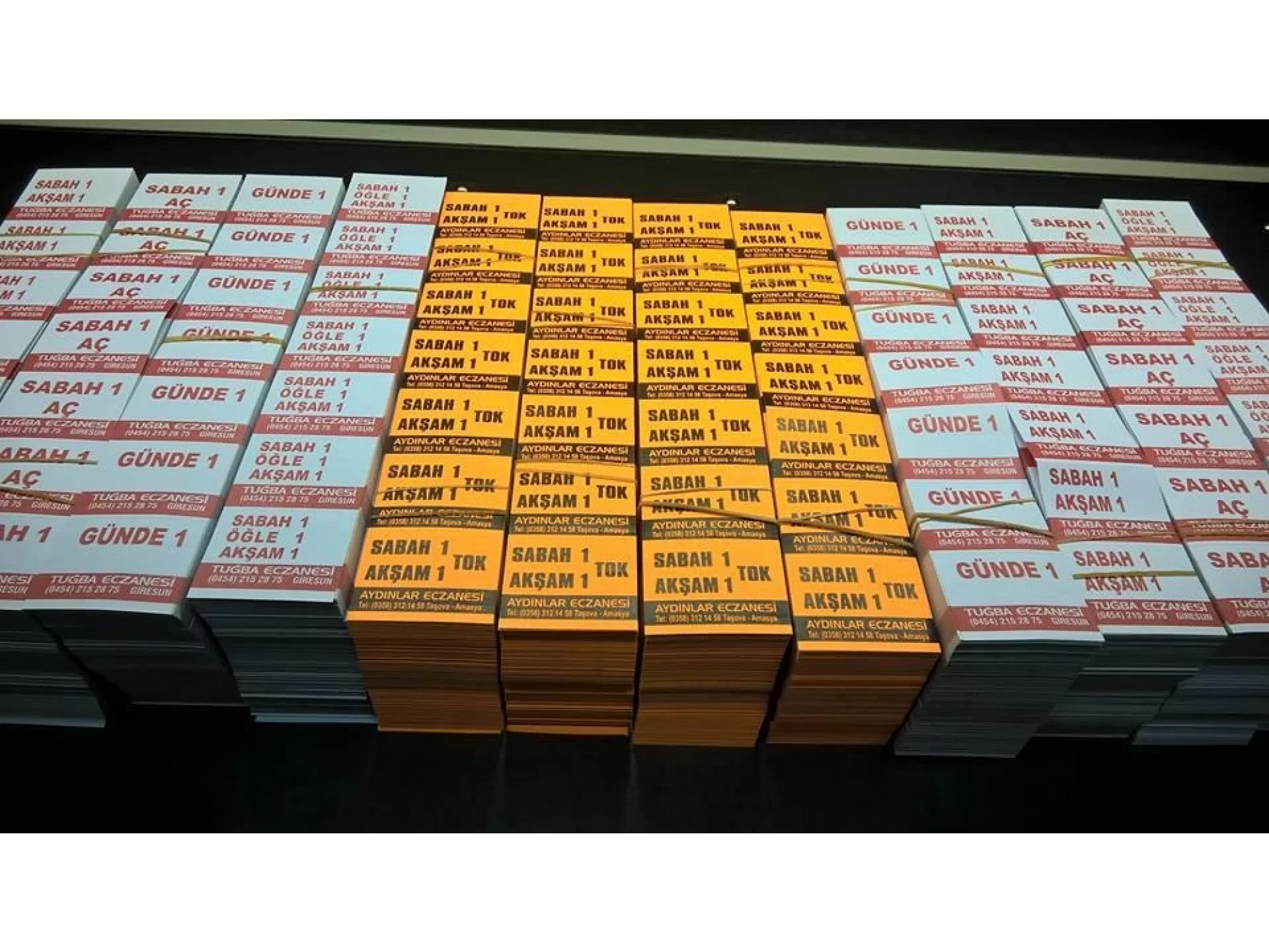 Şerit Eczane Etiketi 10.000 Adet