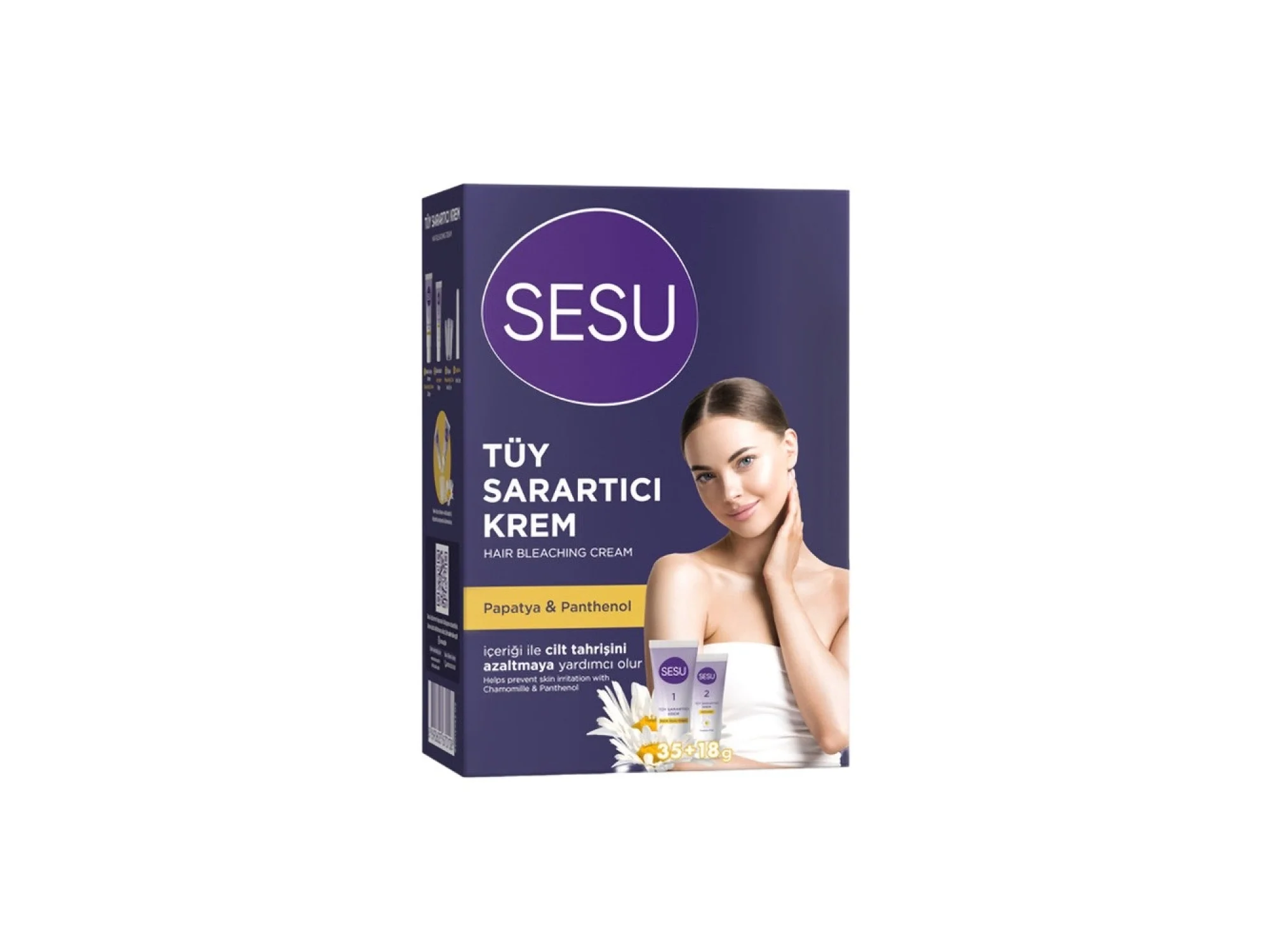 Sesu Tüy Sarartıcı Krem 35 gr +18 gr