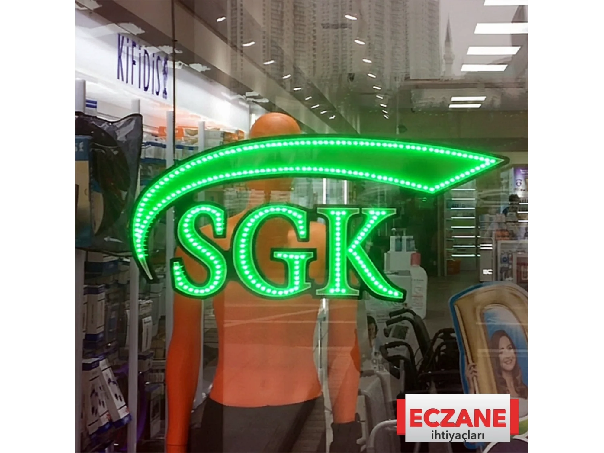 SGK Led Tabela Yeşil