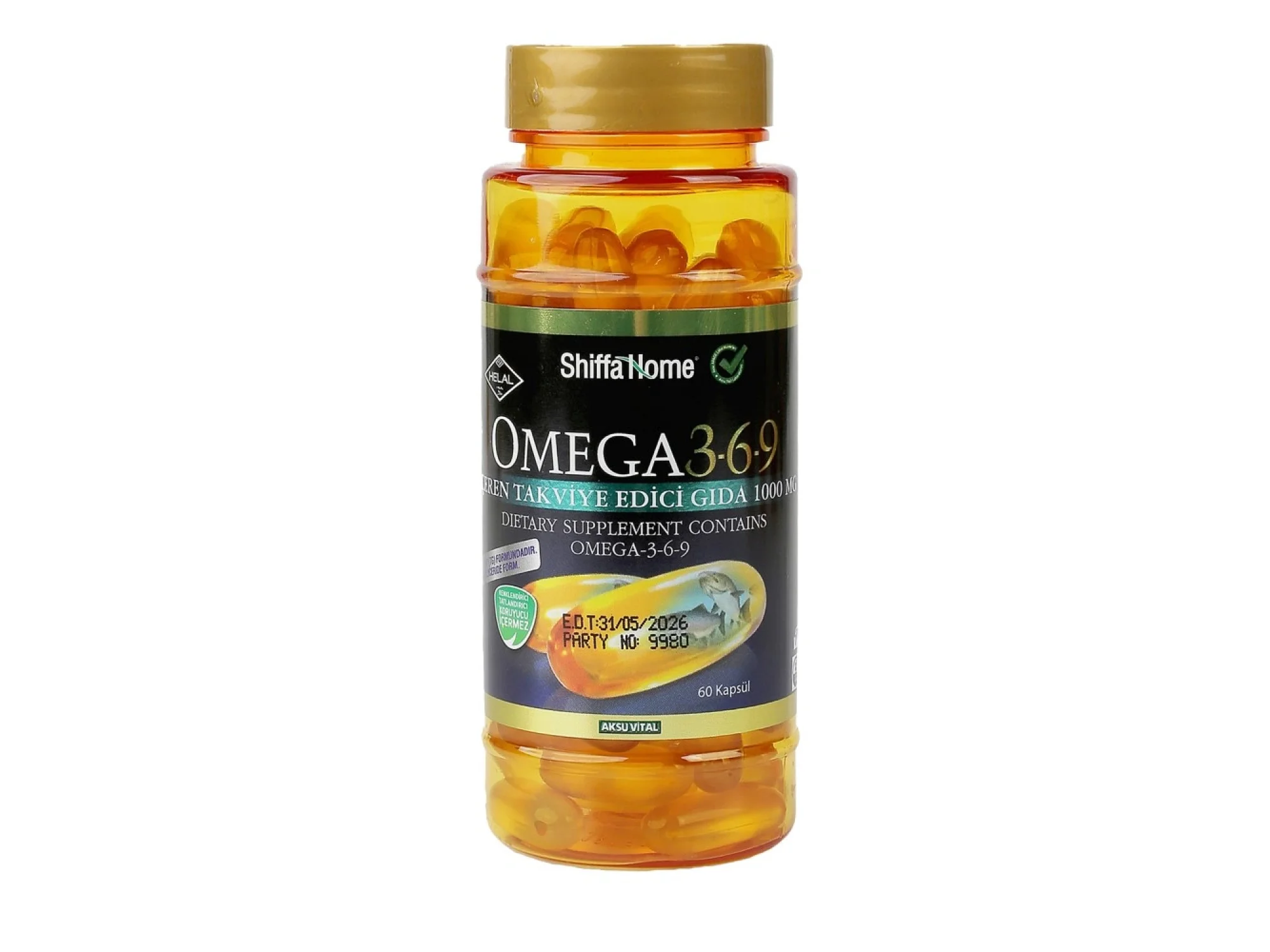 Shiffa Home Omega 3-6-9 1000 mg 200 Kapsül