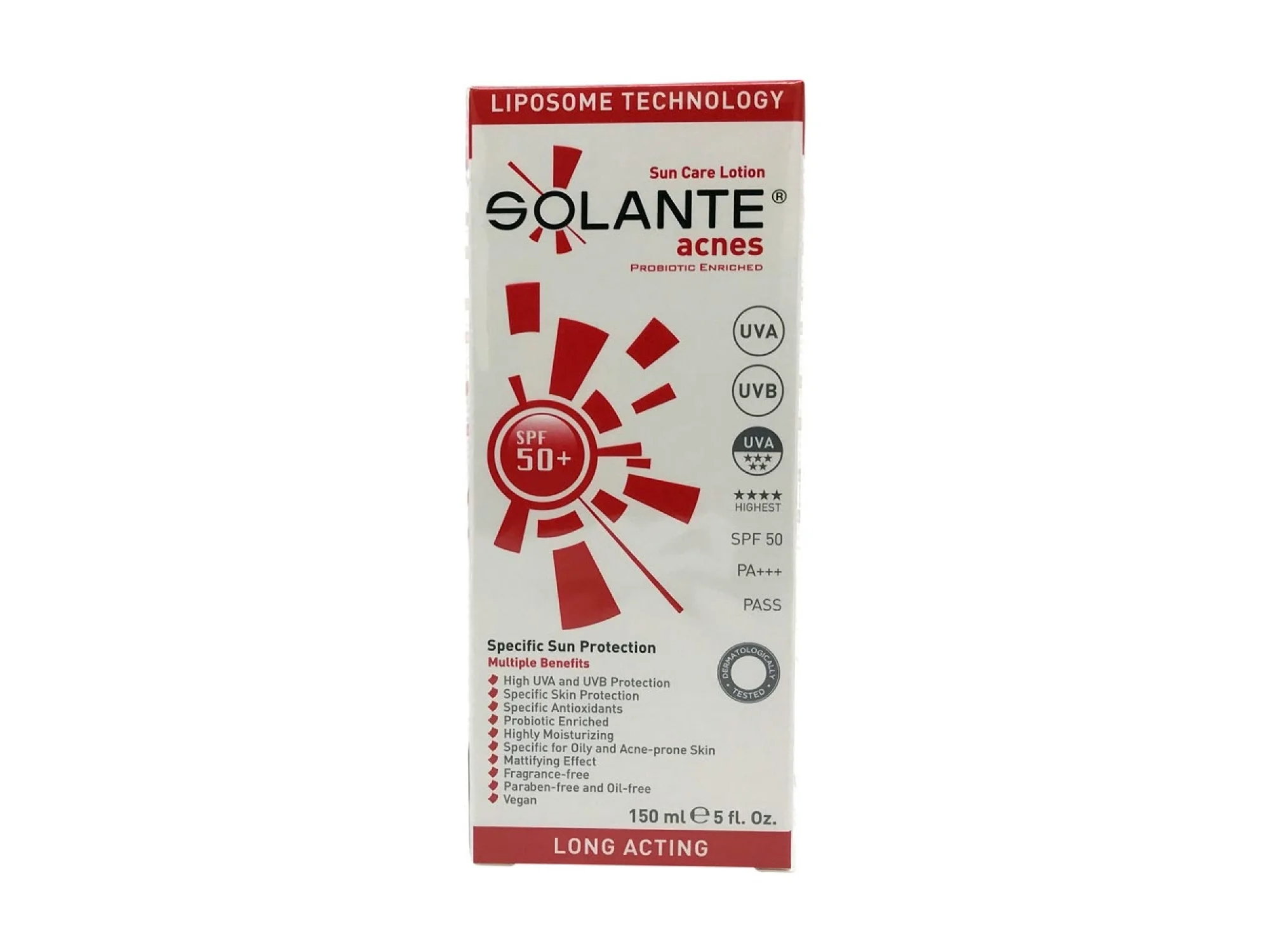 Solante Acnes Losyon SPF50 150 ml