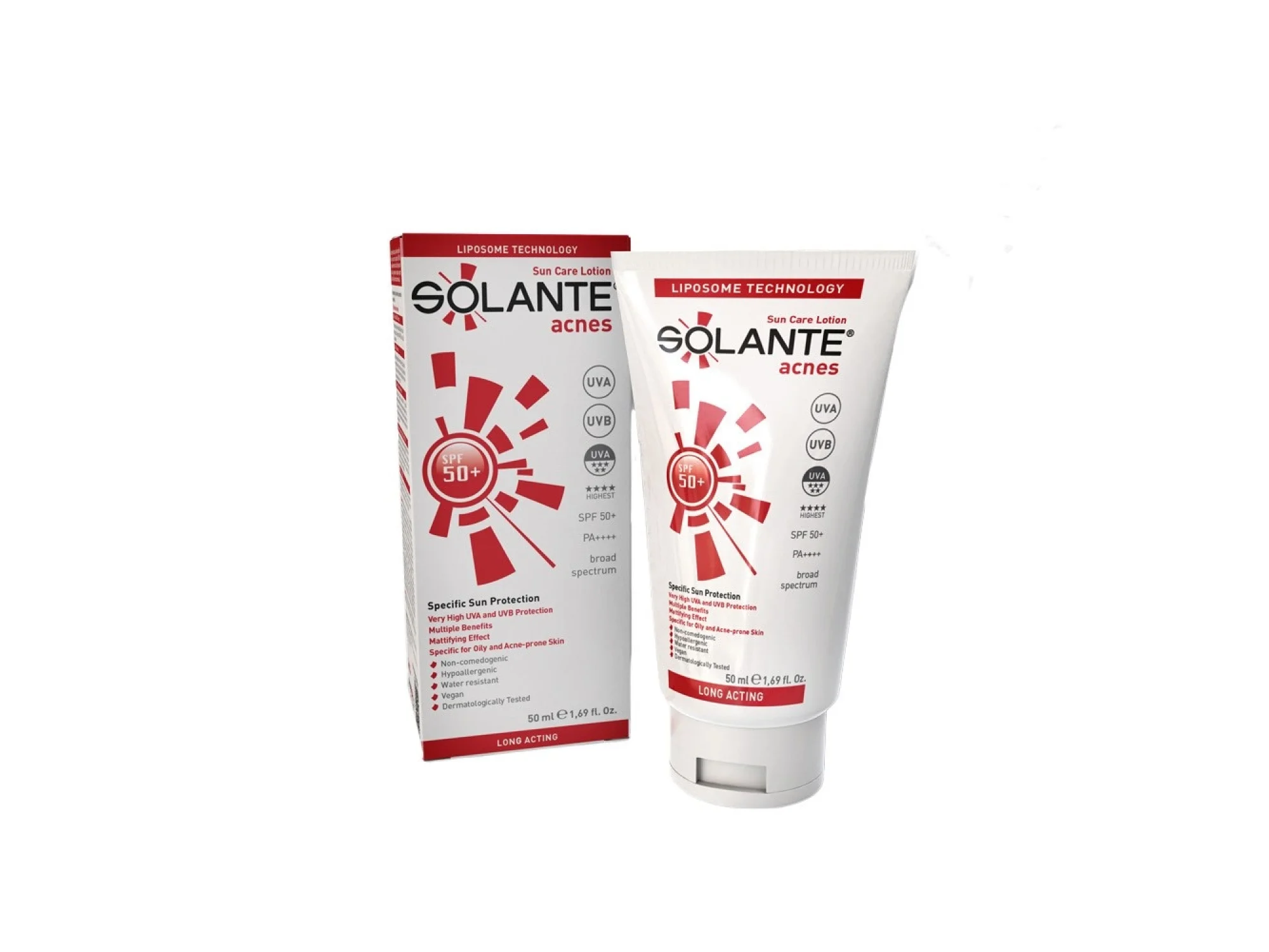 Solante Acnes Losyon SPF50+ 50 ml