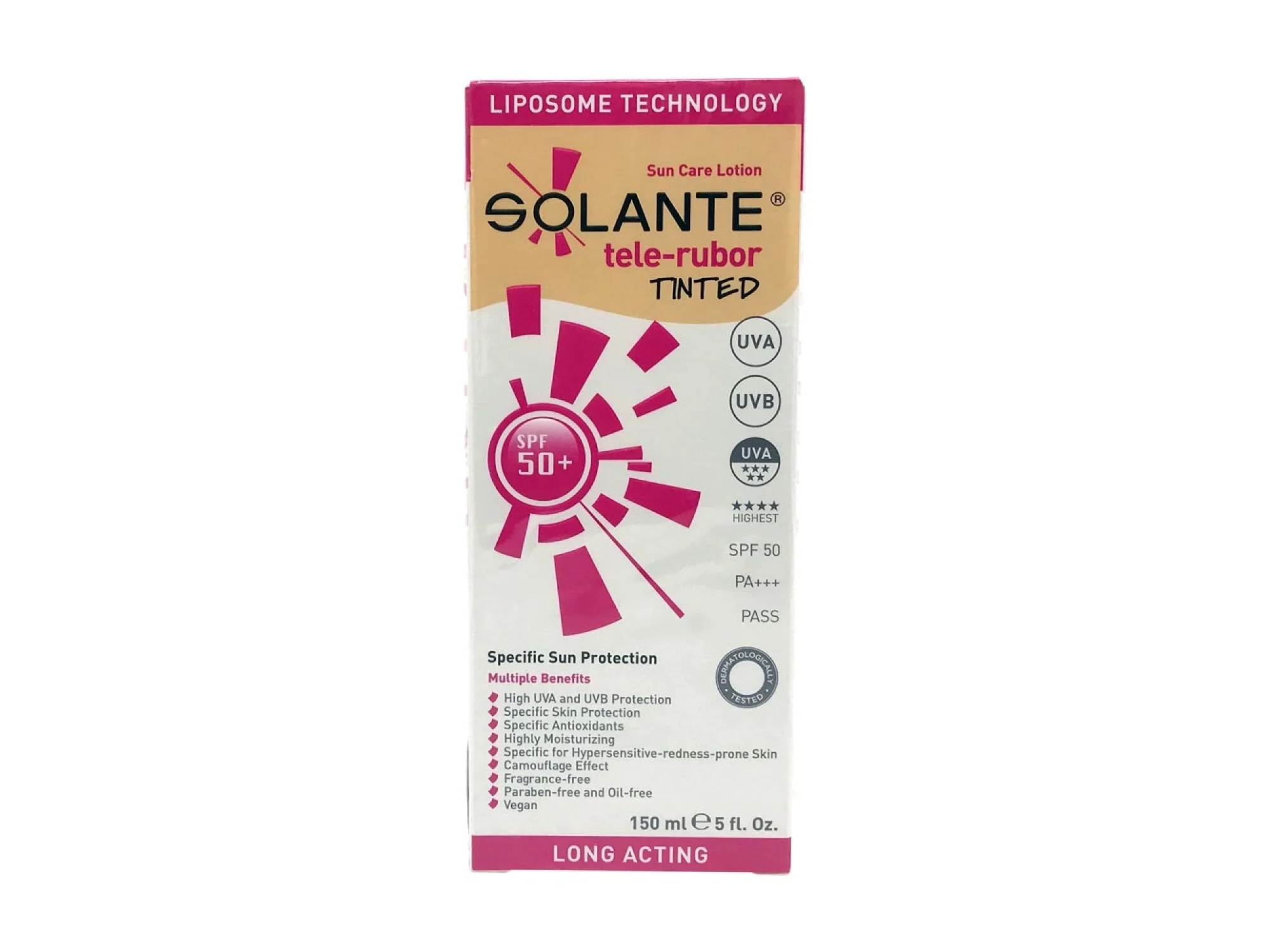 Solante Tele-Rubor Tinted SPF50+ 150 ml