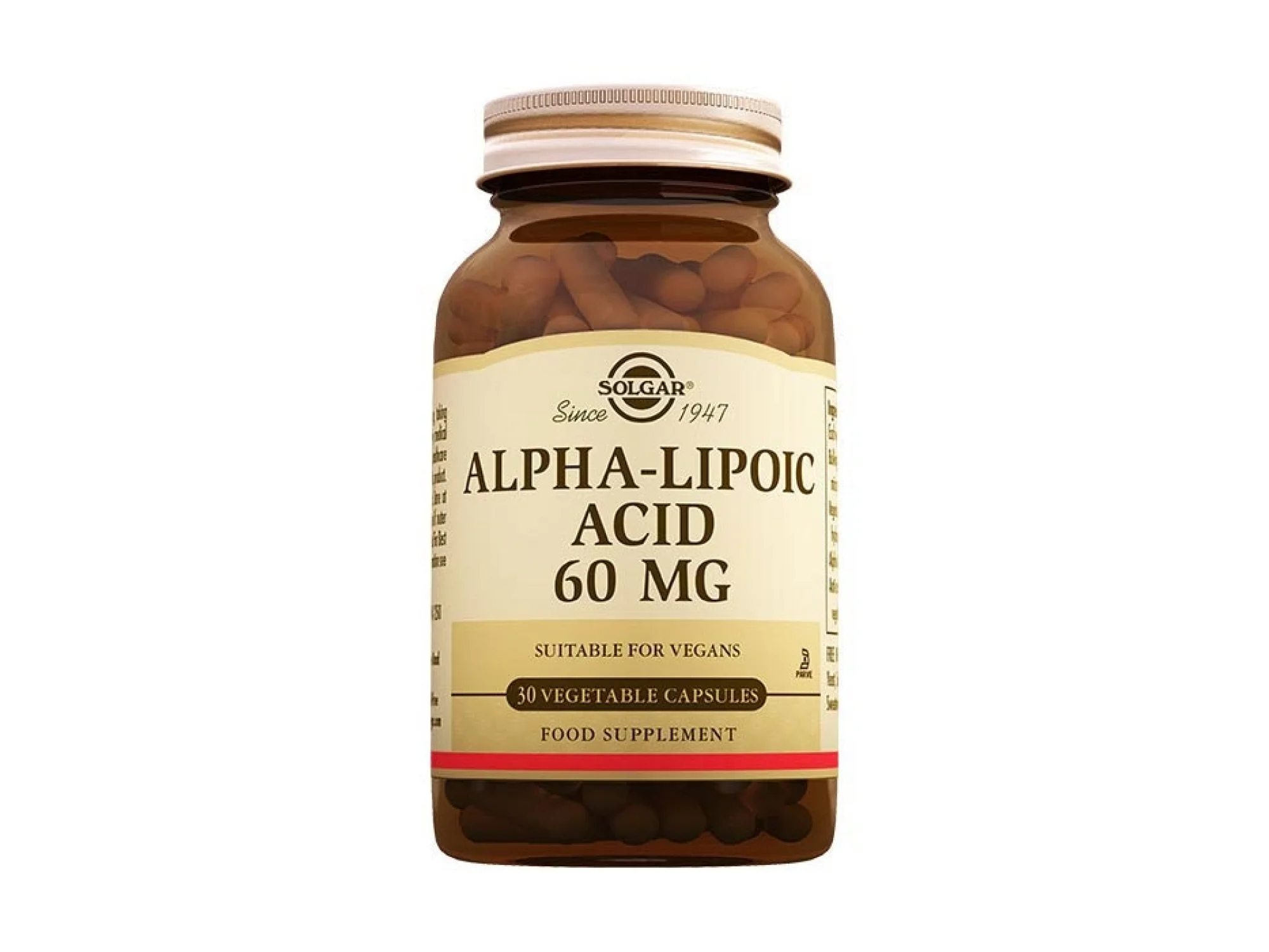 Solgar Alpha Lipo Acid 60 mg 30 Kapsül