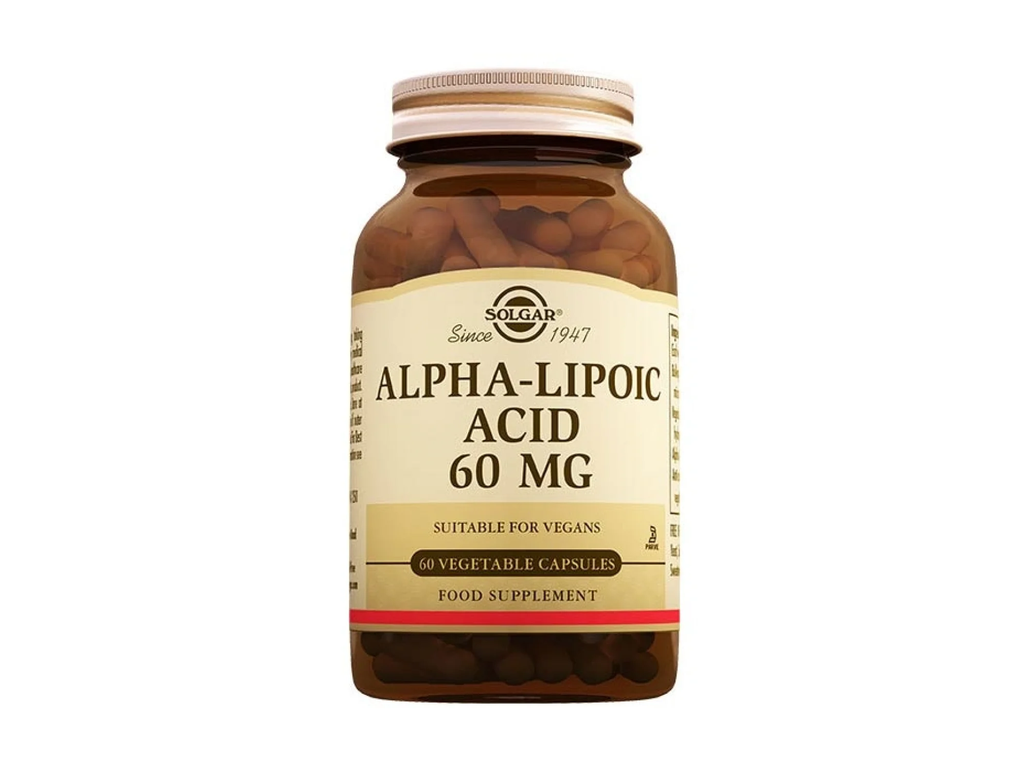 Solgar Alpha Lipo Acid 60 mg 60 Kapsül