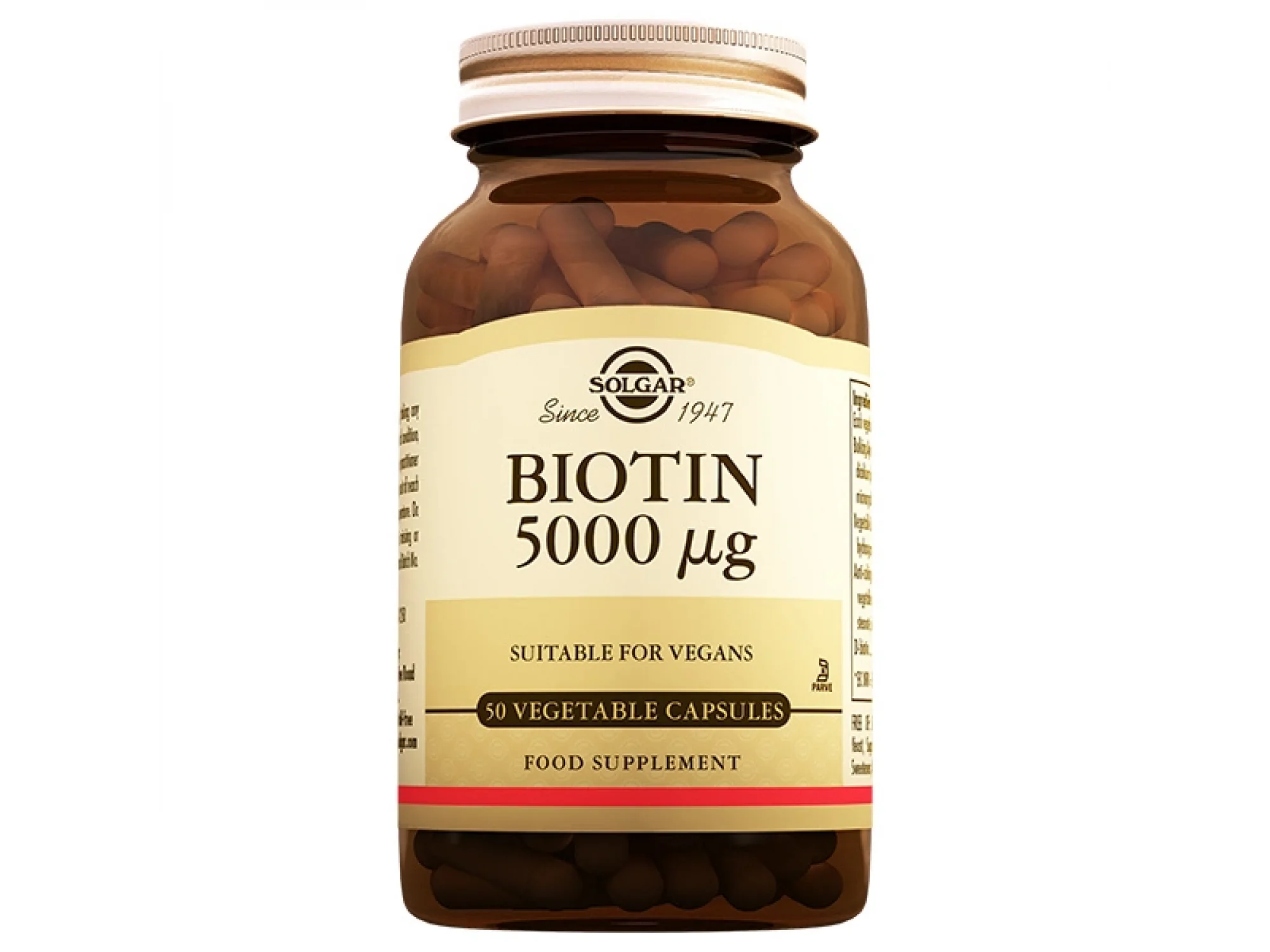 Solgar Biotin 5000 mcg 50 Kapsül