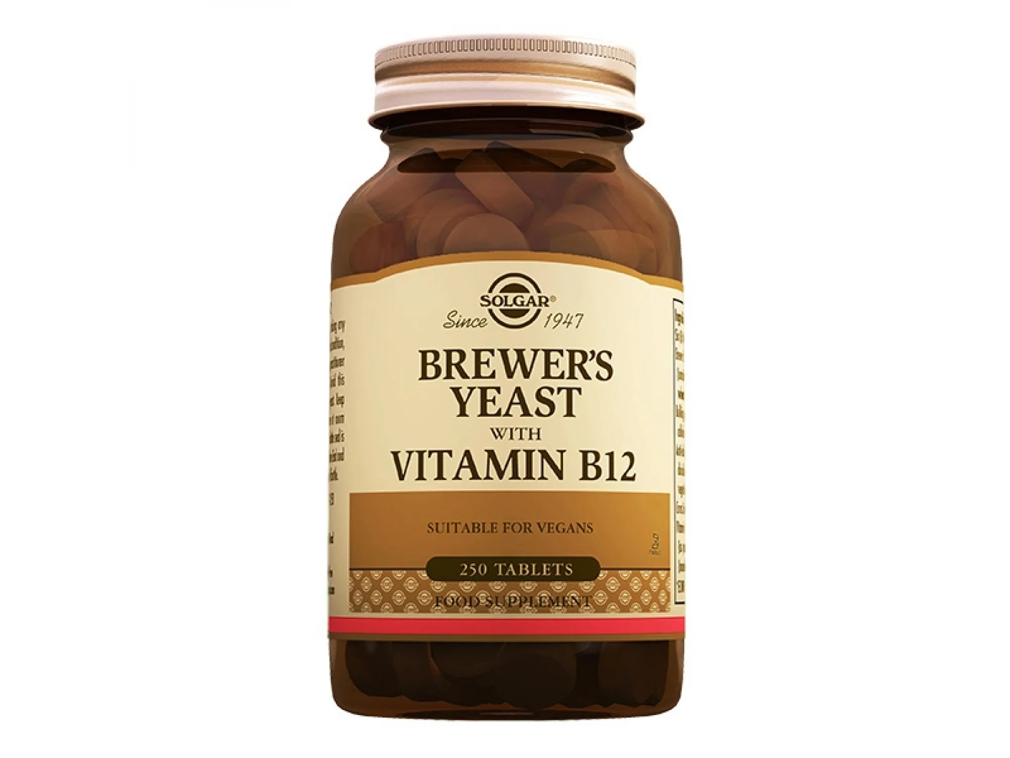 Solgar Brewers Yeast with Vitamin B12 250 Tablet