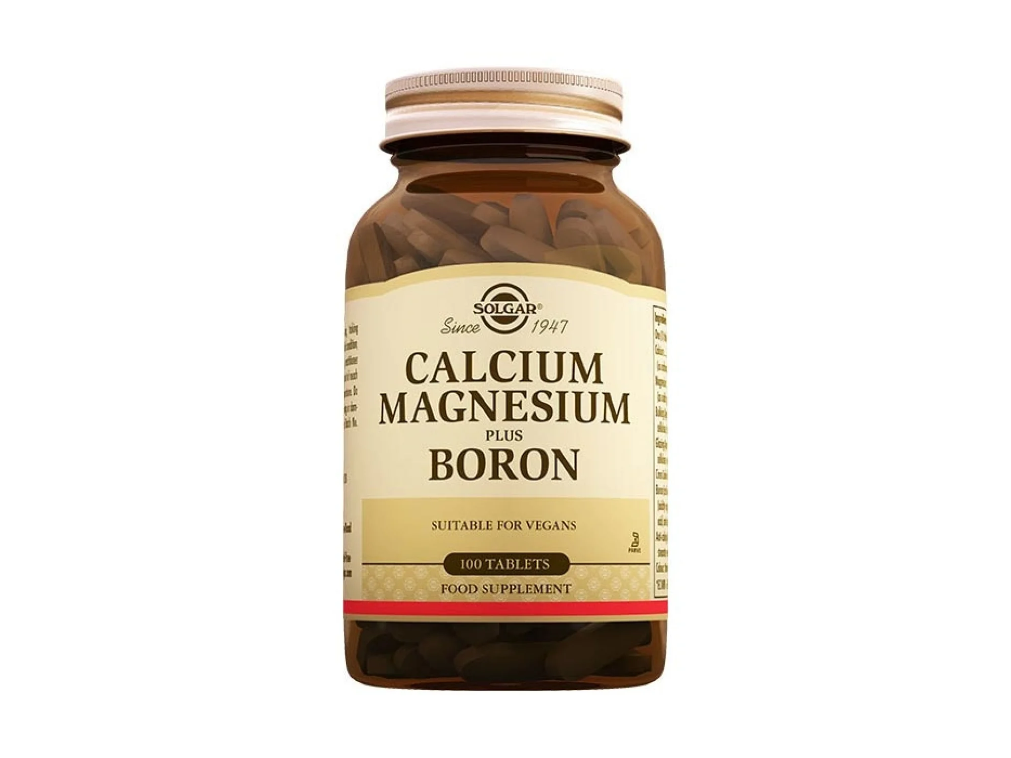 Solgar Calcium Magnesium Plus Boron 100 Tablet