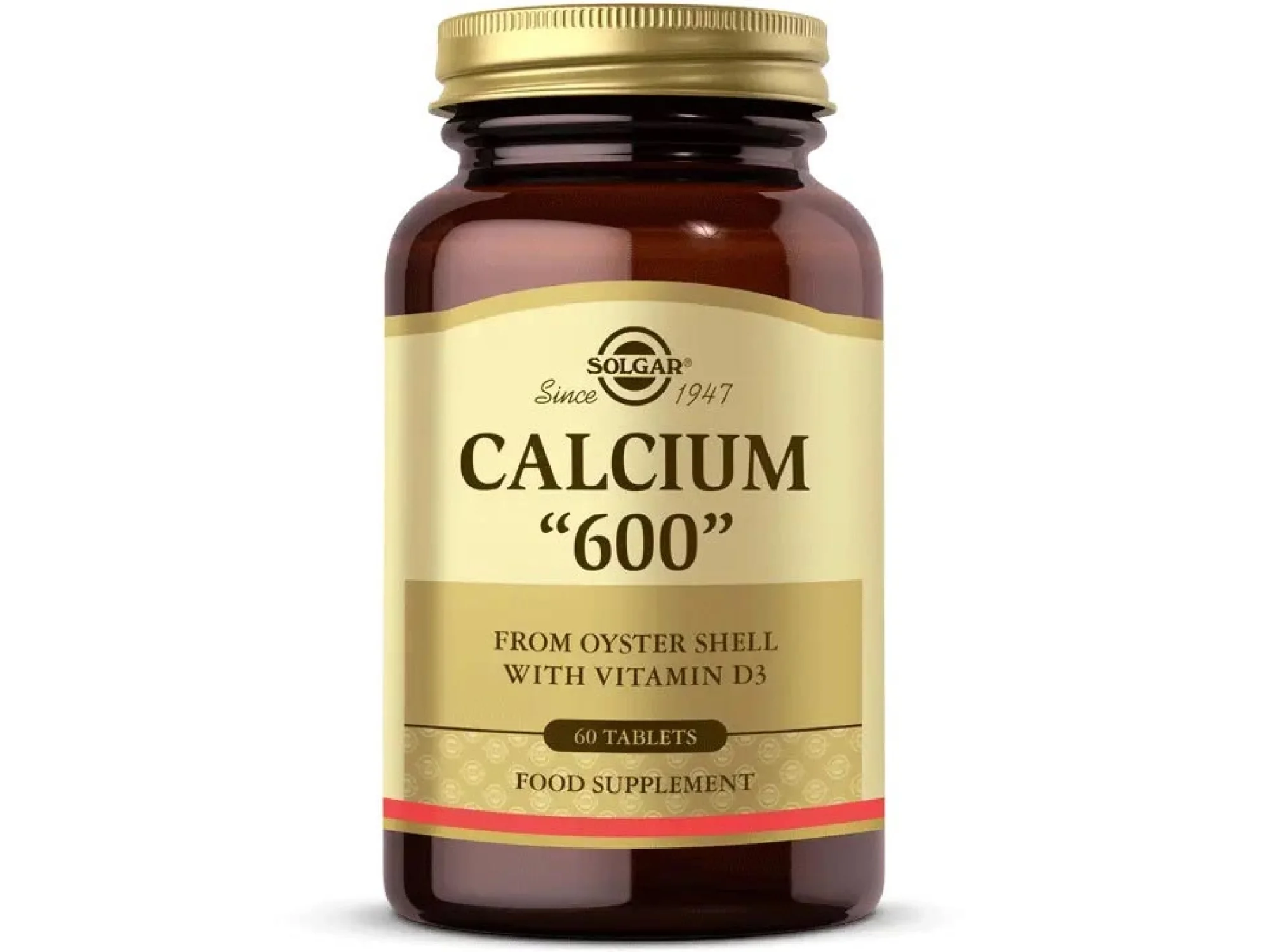 Solgar Calcium Oyster Shell 600 mg 60 Tablet