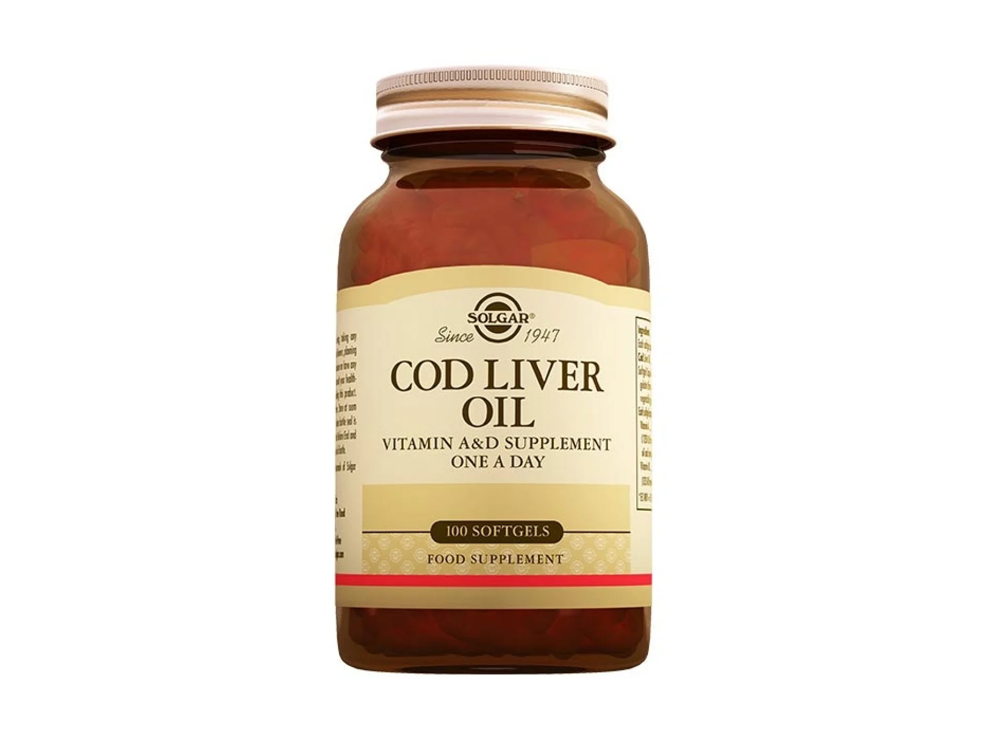 Solgar Cod Liver Oil 100 Kapsül