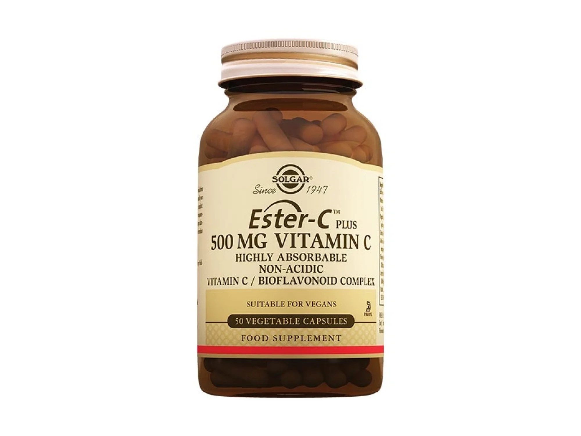 Solgar Ester-C Plus 500 mg 50 Kapsül