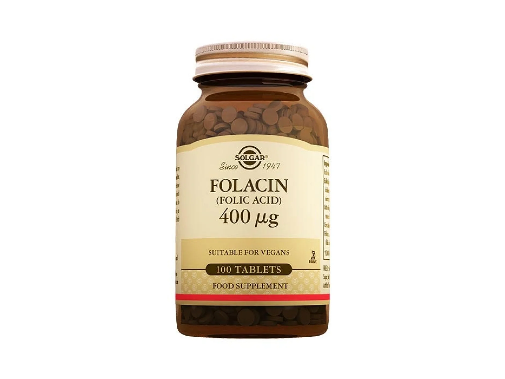 Solgar Folic Acid 400 mcg 100 Tablet