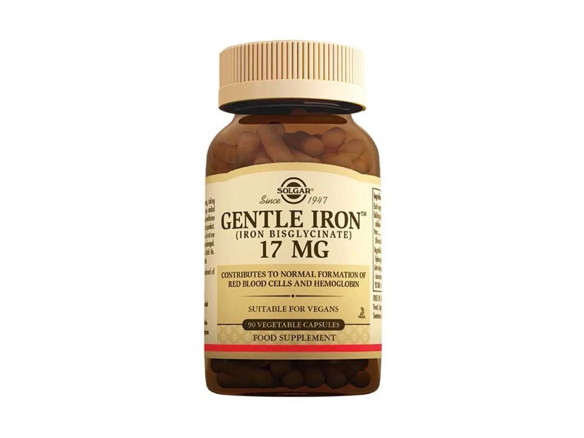 Solgar Gentle Iron 17 mg 90 Kapsül
