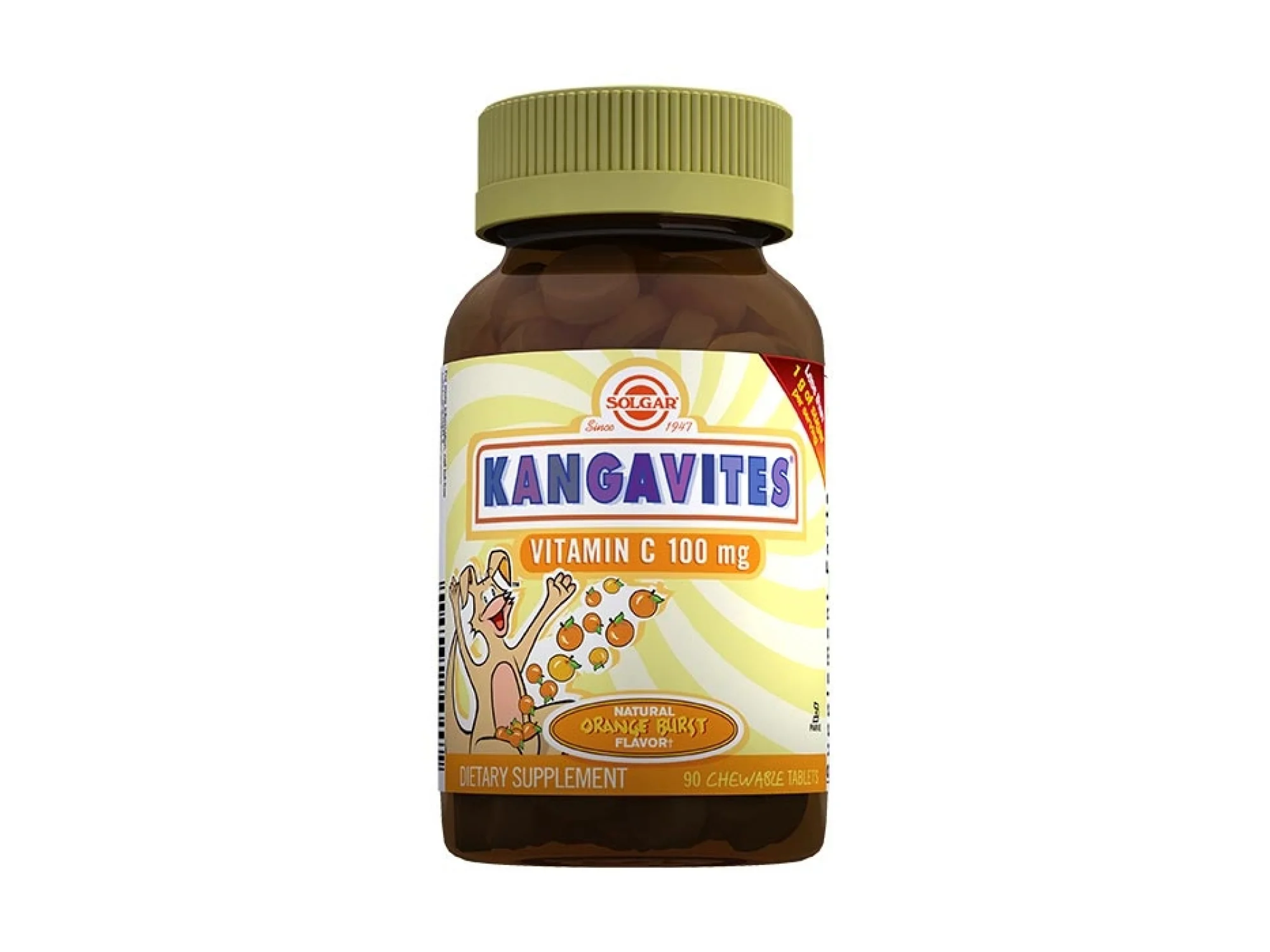Solgar Kangavites Chewable Vitamin C 100 mg 90 Tablet