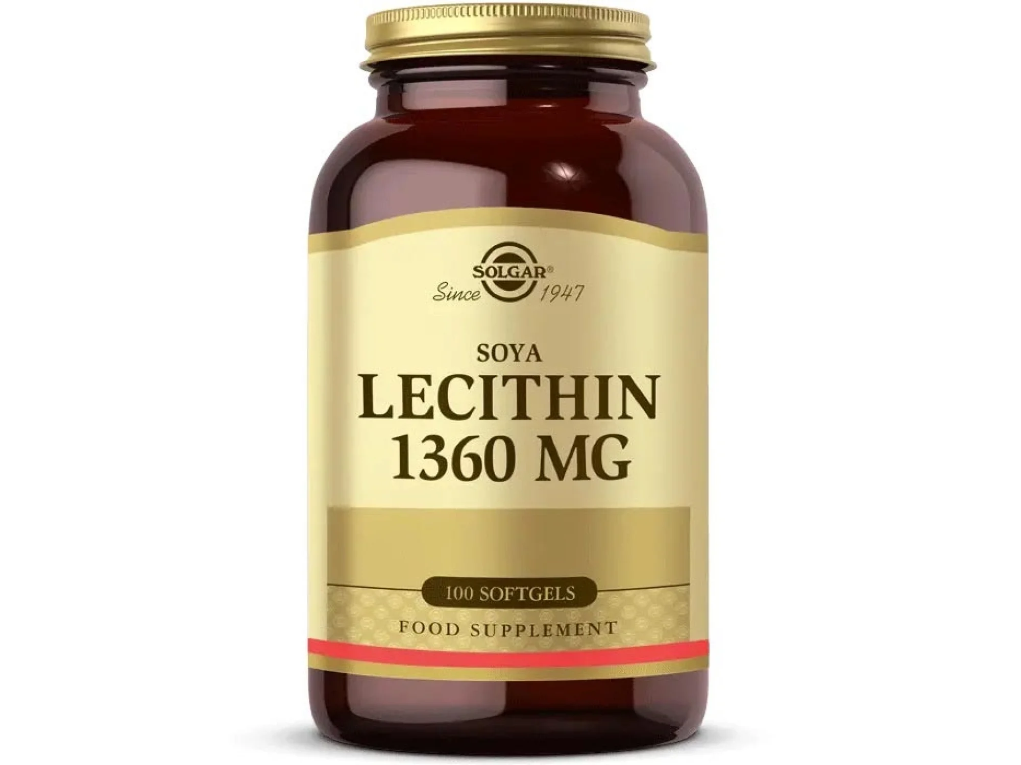 Solgar Lecithin 1360 mg 100 Kapsül