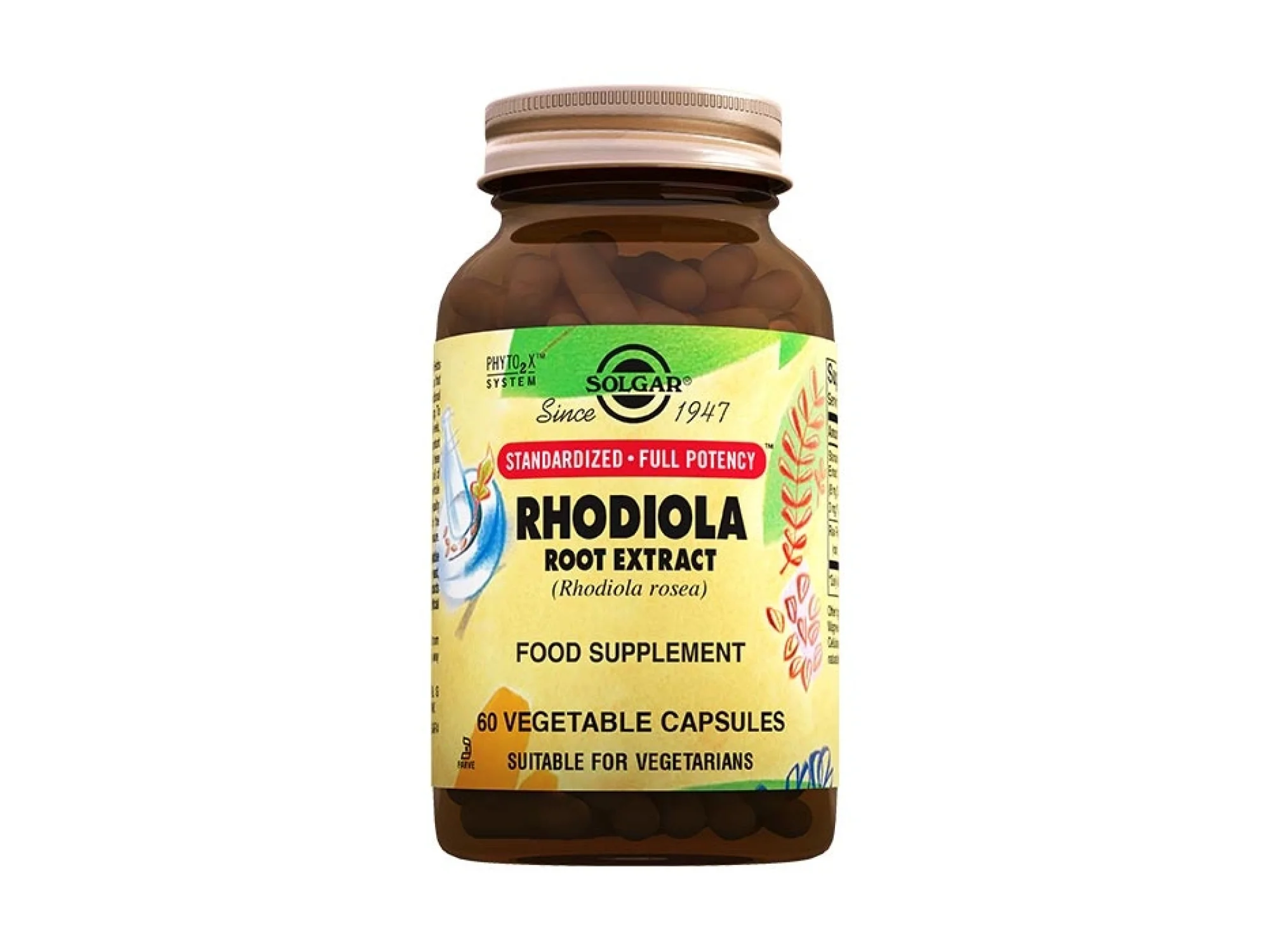 Solgar Rhodiola Root 60 Kapsül