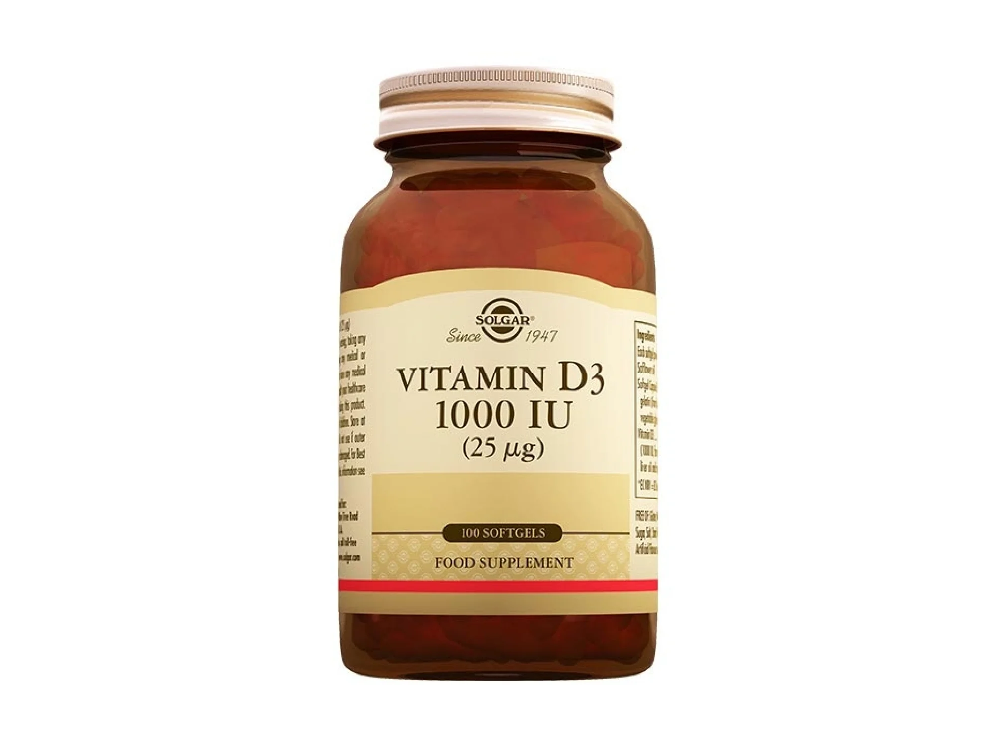 Solgar Vitamin D3 1000 IU 100 Tablet