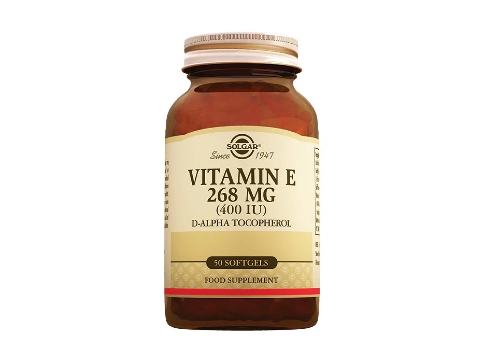 Solgar Vitamin E 400 IU 50 Kapsül