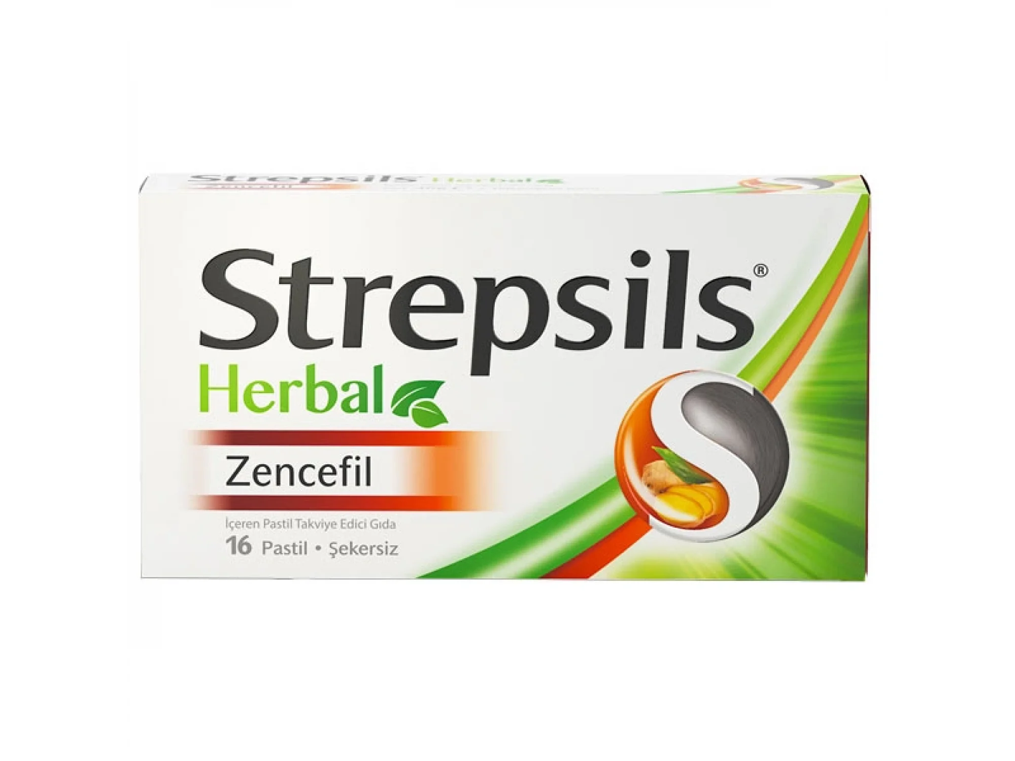 Strepsils Herbal Zencefil Aromalı 16 Pastil