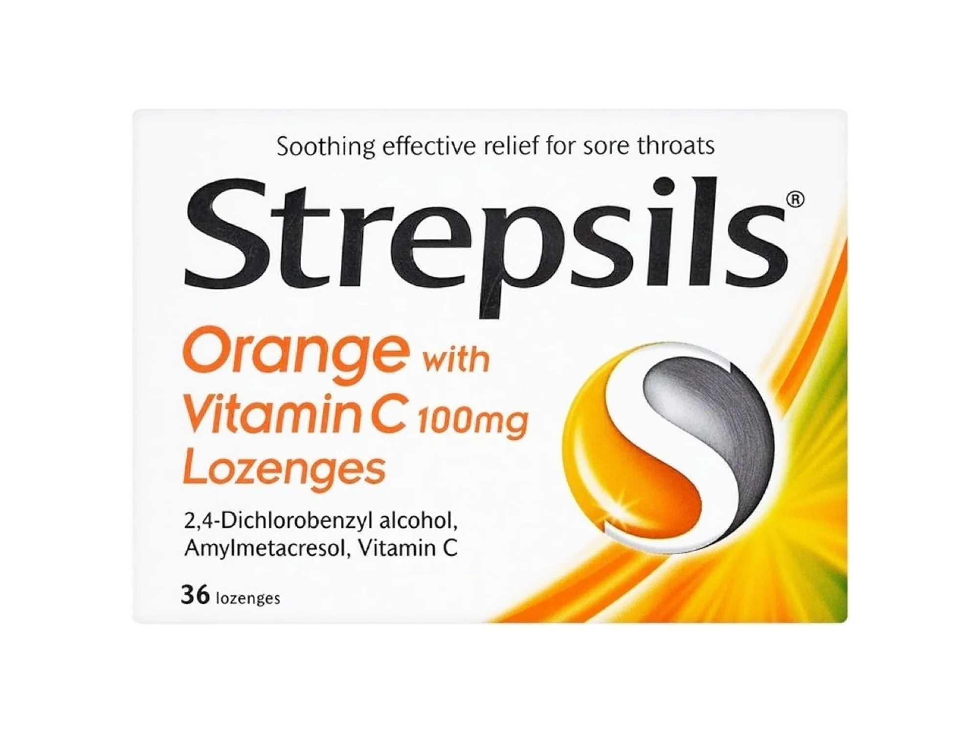 Strepsils Portakal  C Vitamini Aromalı 24 Pastil