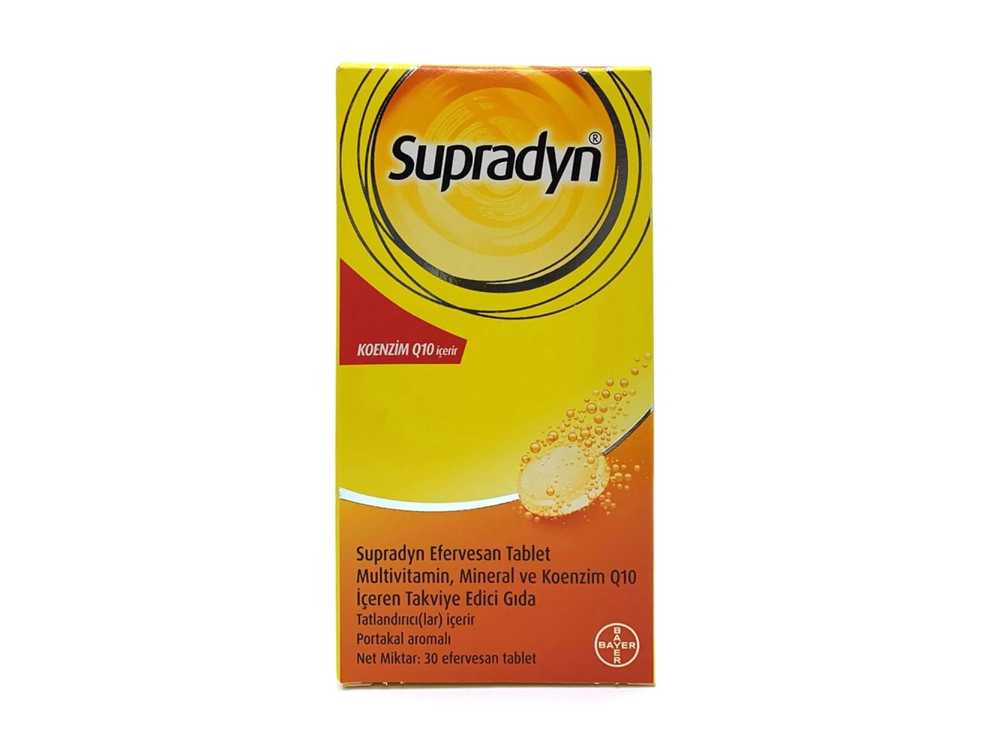 Supradyn Koenzim Q10 30 Efervesan Tablet