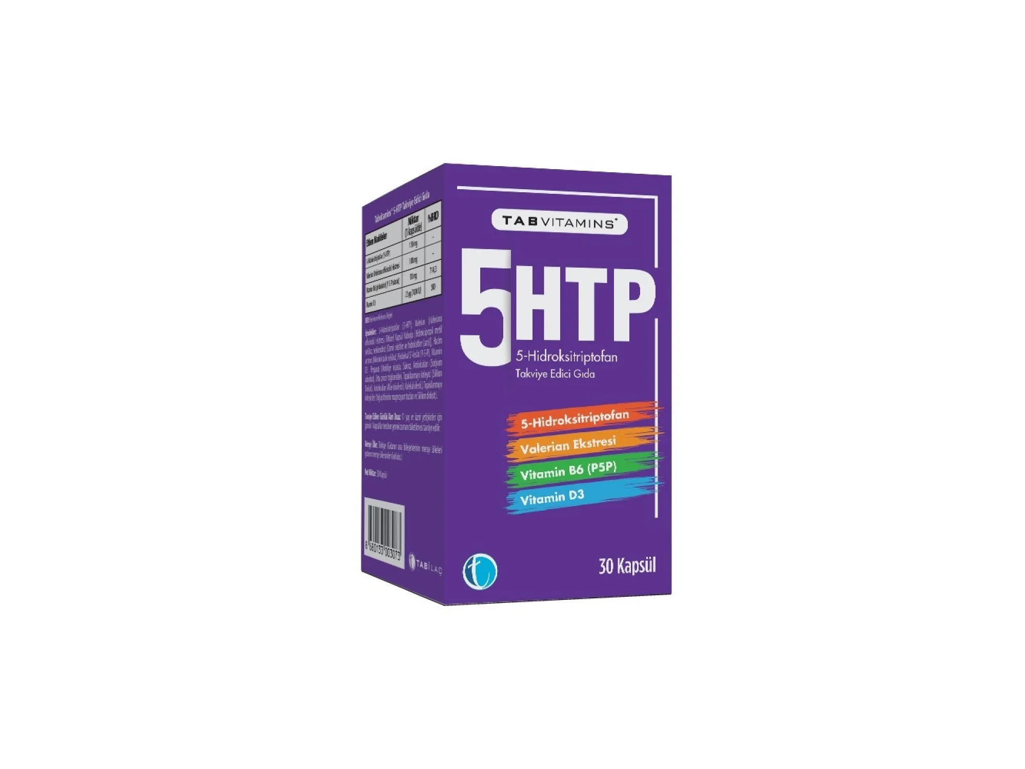 Tabvitamins 5-Htp 30 Kapsül