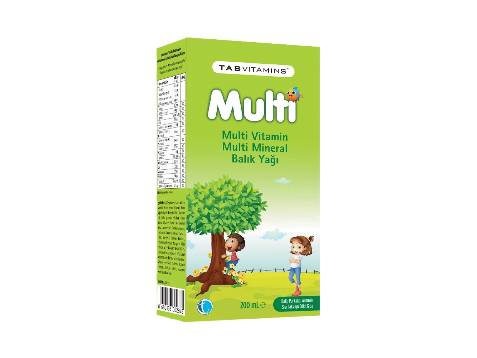 Tabvitamins Multi Balık Yağı 200 ml