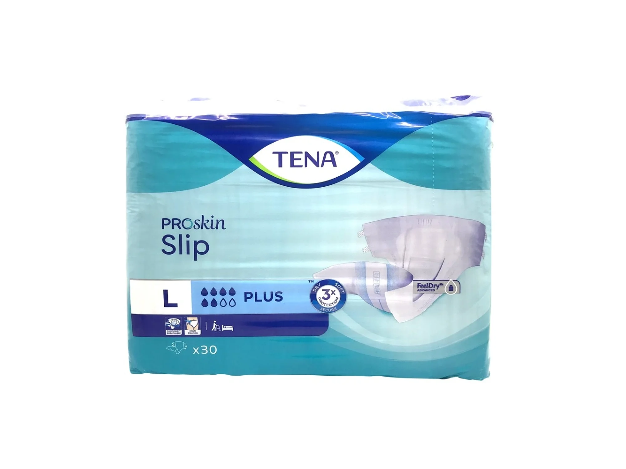 Tena Proskin Slip Plus 6 Damla Hasta Bezi Large 30lu