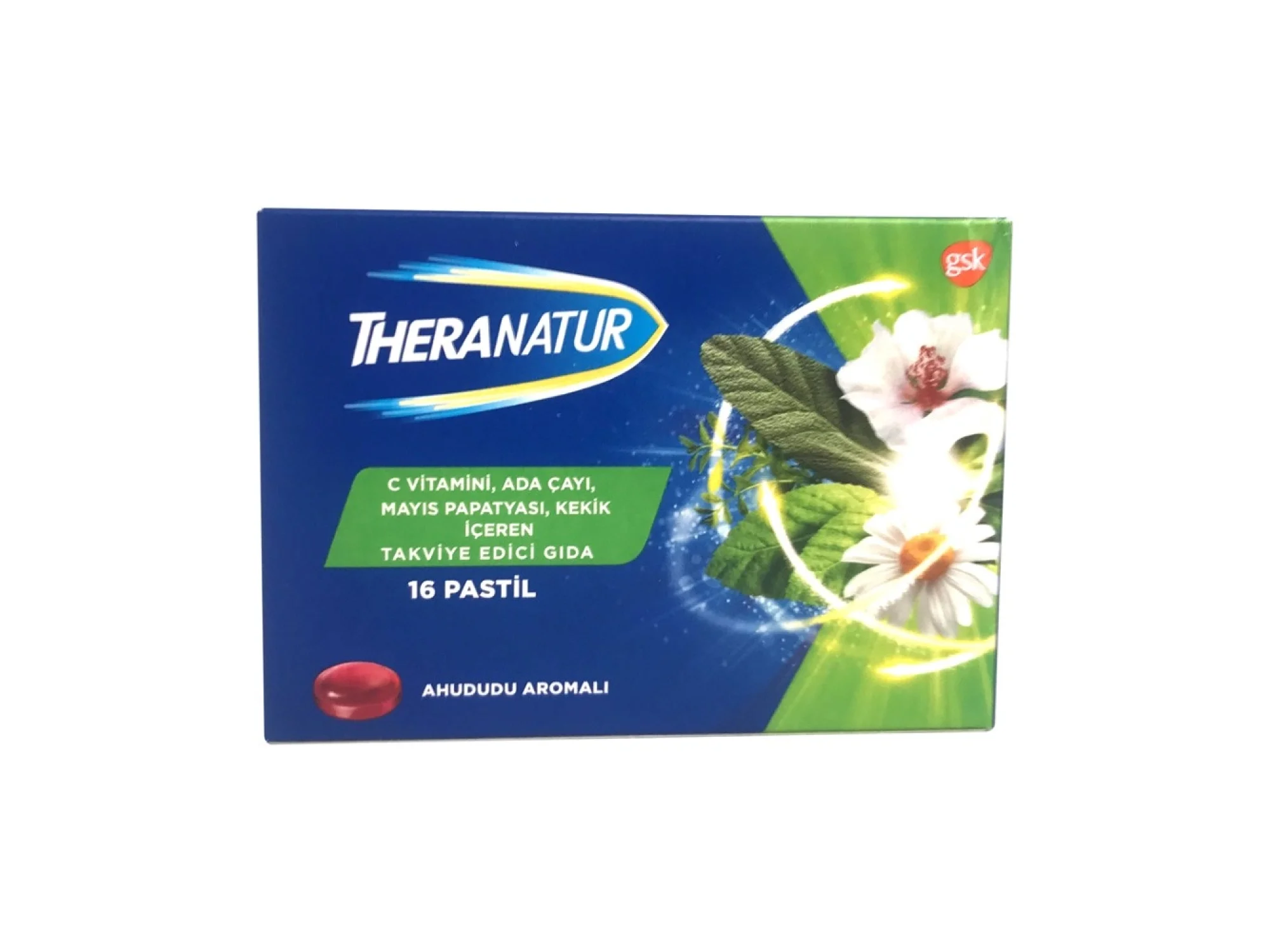 Theranatur Ahududu Aromalı Pastil 16lı