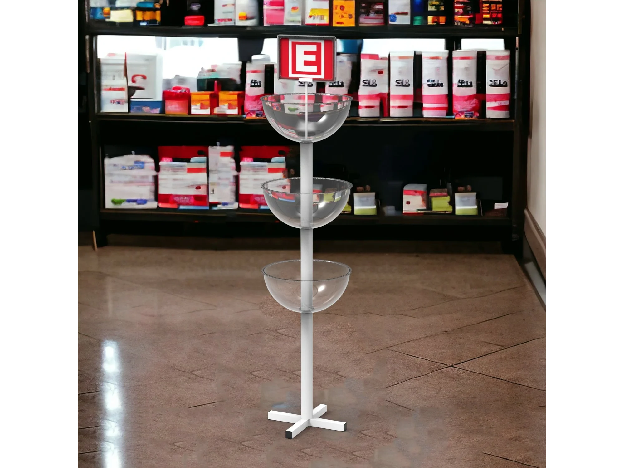 Üç Çanaklı Ürün Teşhir Standı