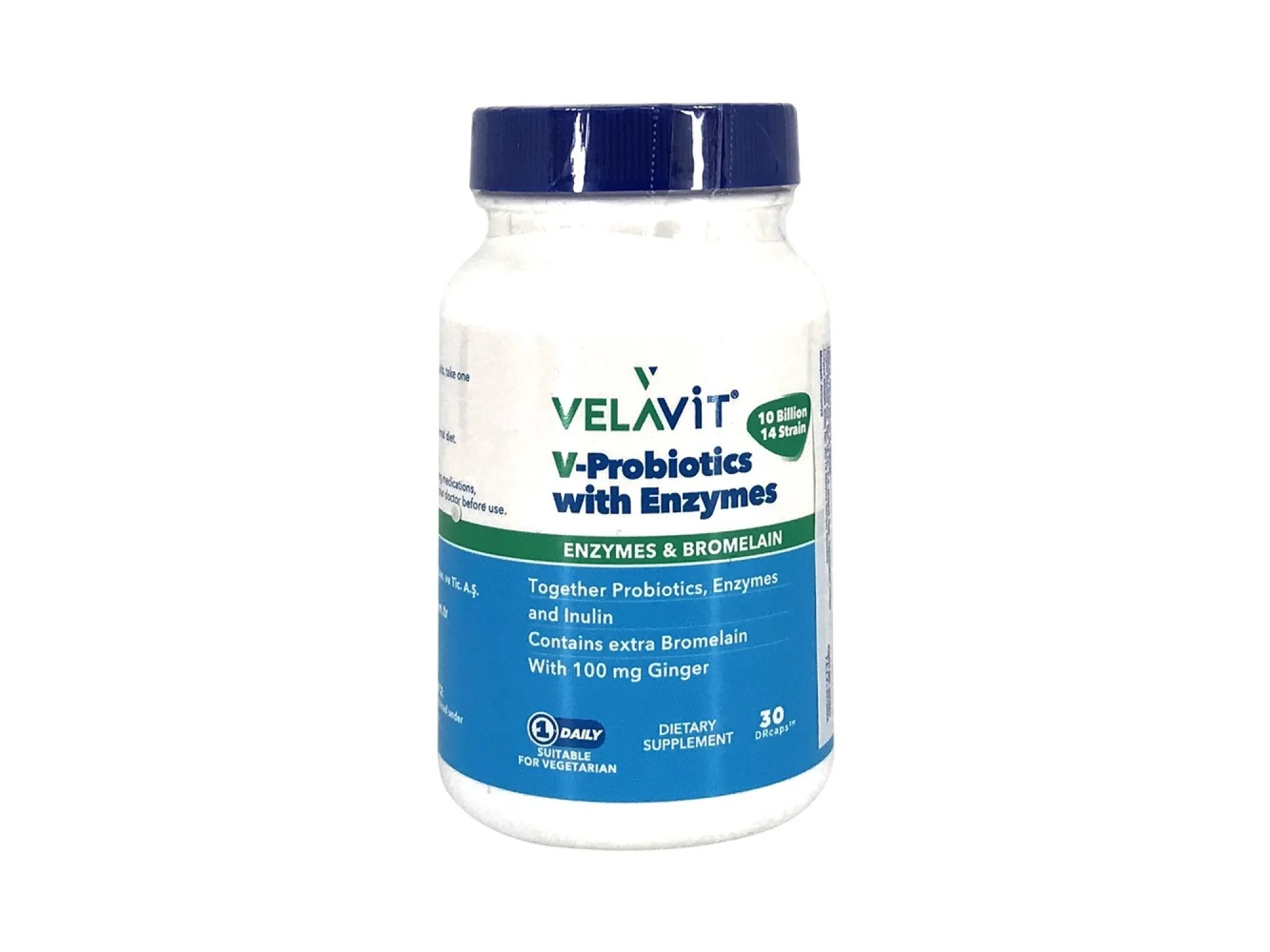 Velavit V-Probiotics With Enzymes 30 Tablet