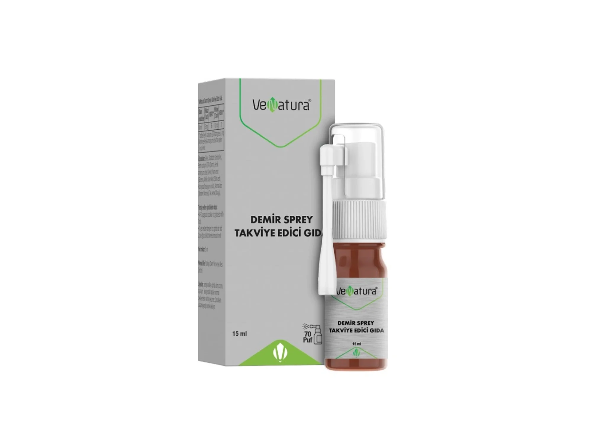 Venatura Demir Sprey Takviye Edici Gıda 15 ml